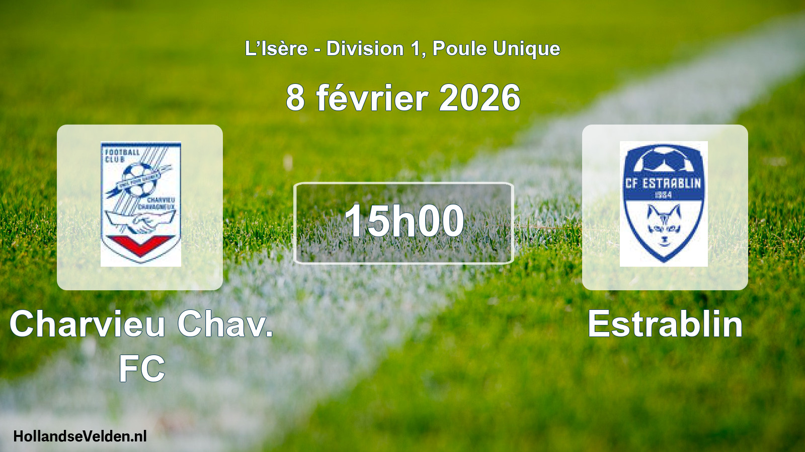 Scheduled Match: Charvieu Chav. FC - Estrablin (8 February 2026)