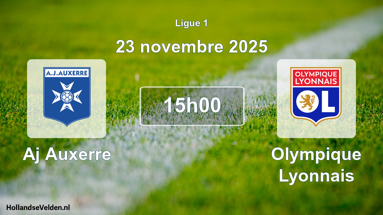 Scheduled Match: Aj Auxerre - Olympique Lyonnais (23 November 2025)