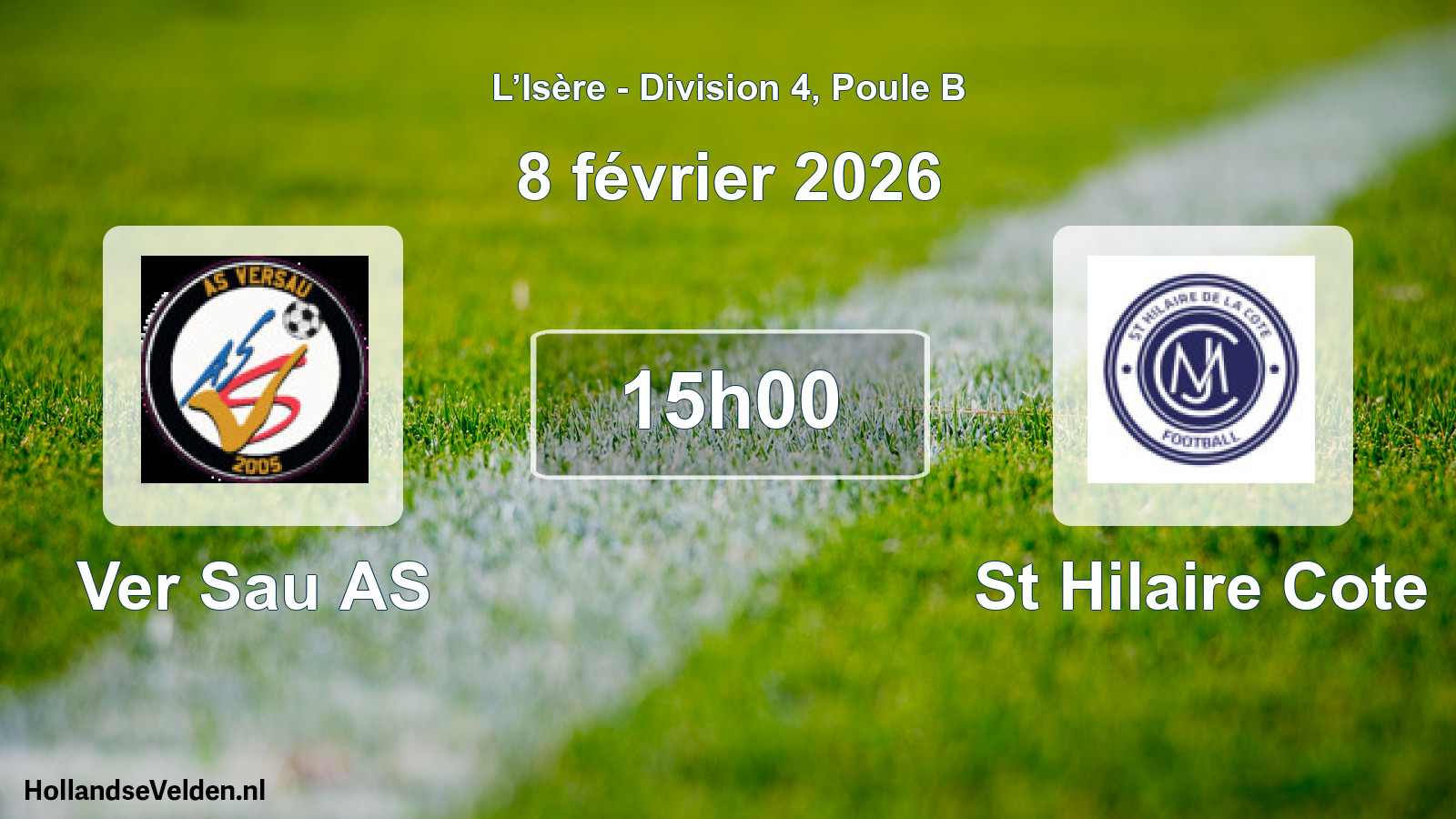 Scheduled Match: Ver Sau AS - St Hilaire Cote (8 February 2026)