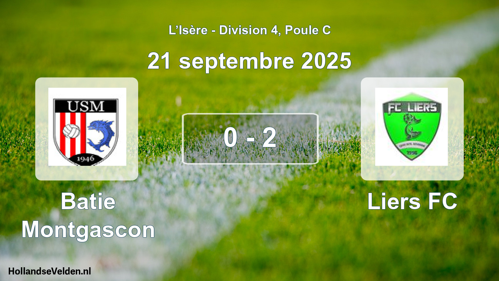 Gespeelde wedstrijd: Batie Montgascon - Liers FC 0 - 2 (21 september 2025)