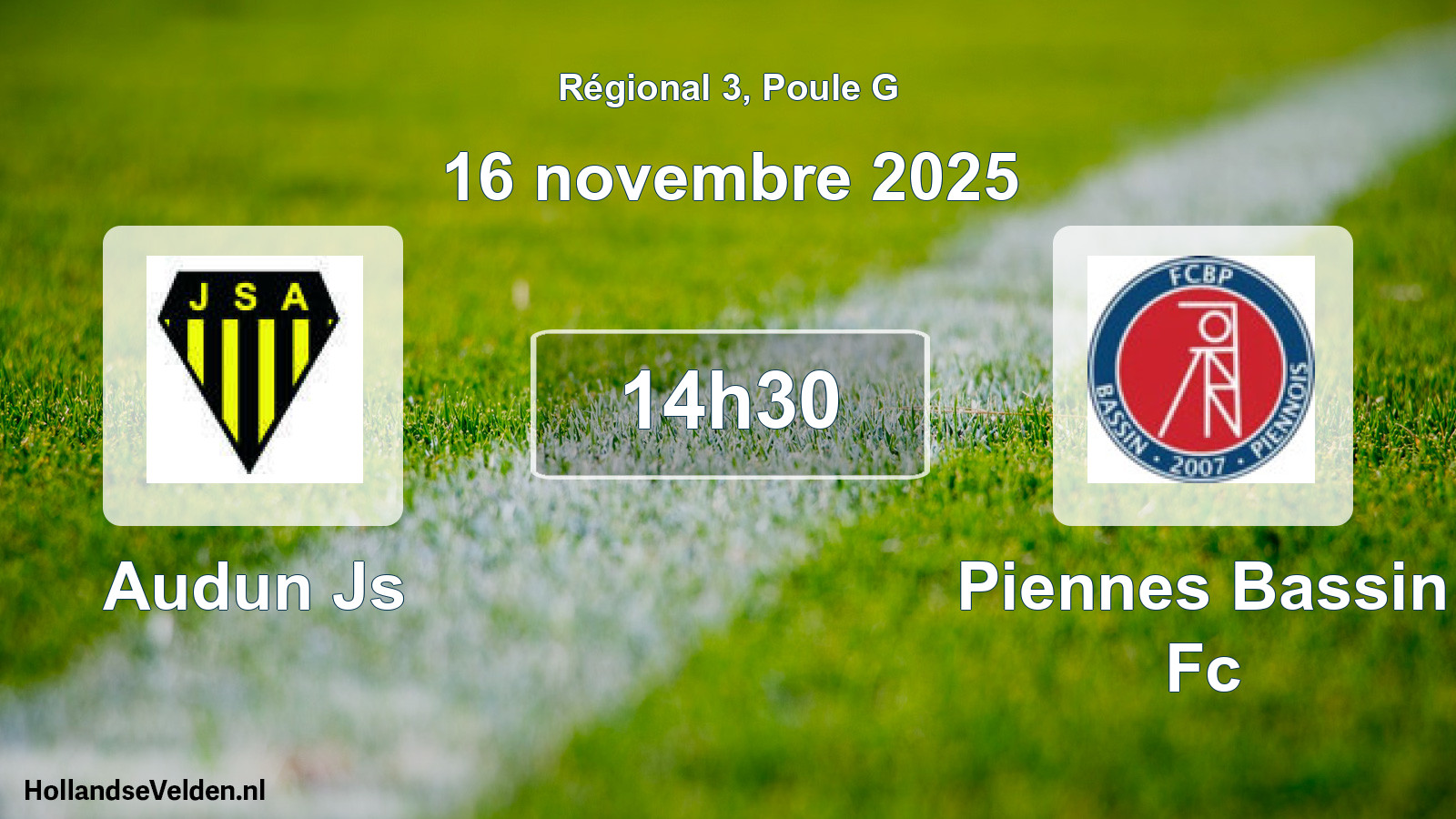 Scheduled Match: Audun Js - Piennes Bassin Fc (16 November 2025)