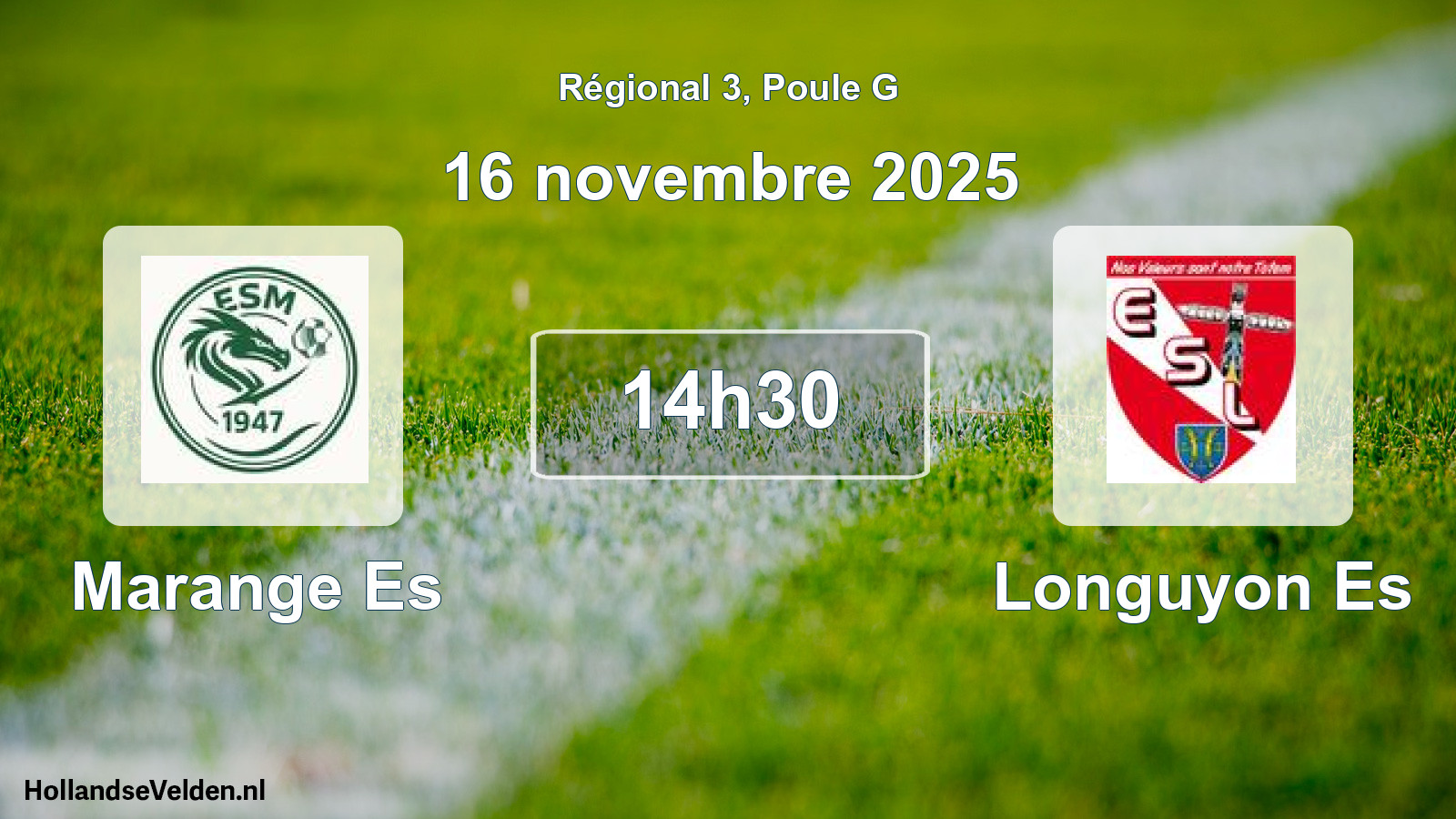 Scheduled Match: Marange Es - Longuyon Es (16 November 2025)