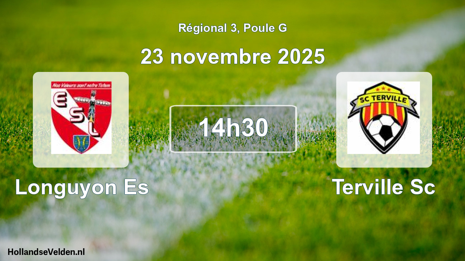 Geplande wedstrijd: Longuyon Es - Terville Sc (23 novembre 2025)