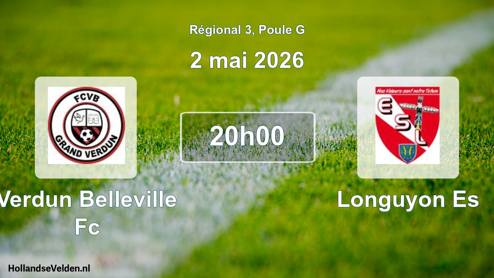 Scheduled Match: Verdun Belleville Fc - Longuyon Es (2 May 2026)