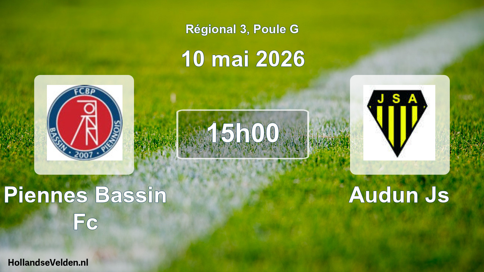 Scheduled Match: Piennes Bassin Fc - Audun Js (10 May 2026)