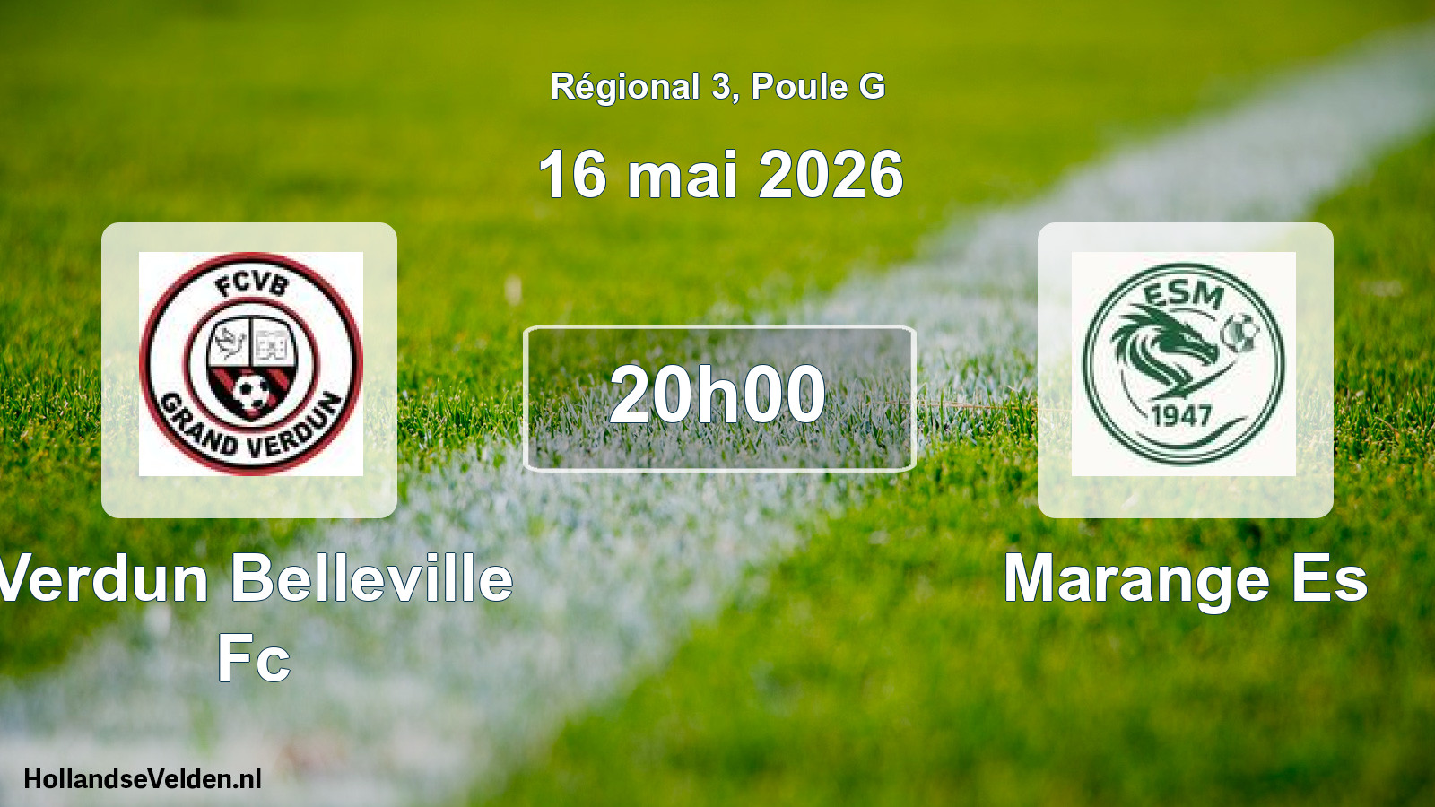 Geplande wedstrijd: Verdun Belleville Fc - Marange Es (16 mei 2026)