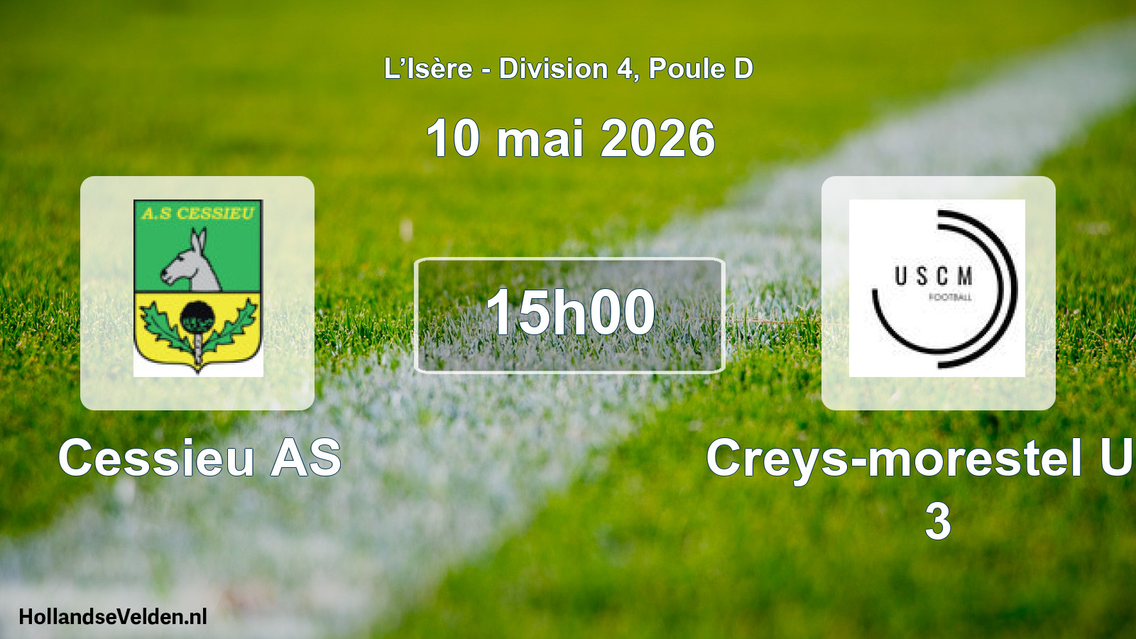 Scheduled Match: Cessieu AS - Creys-morestel US 3 (10 May 2026)