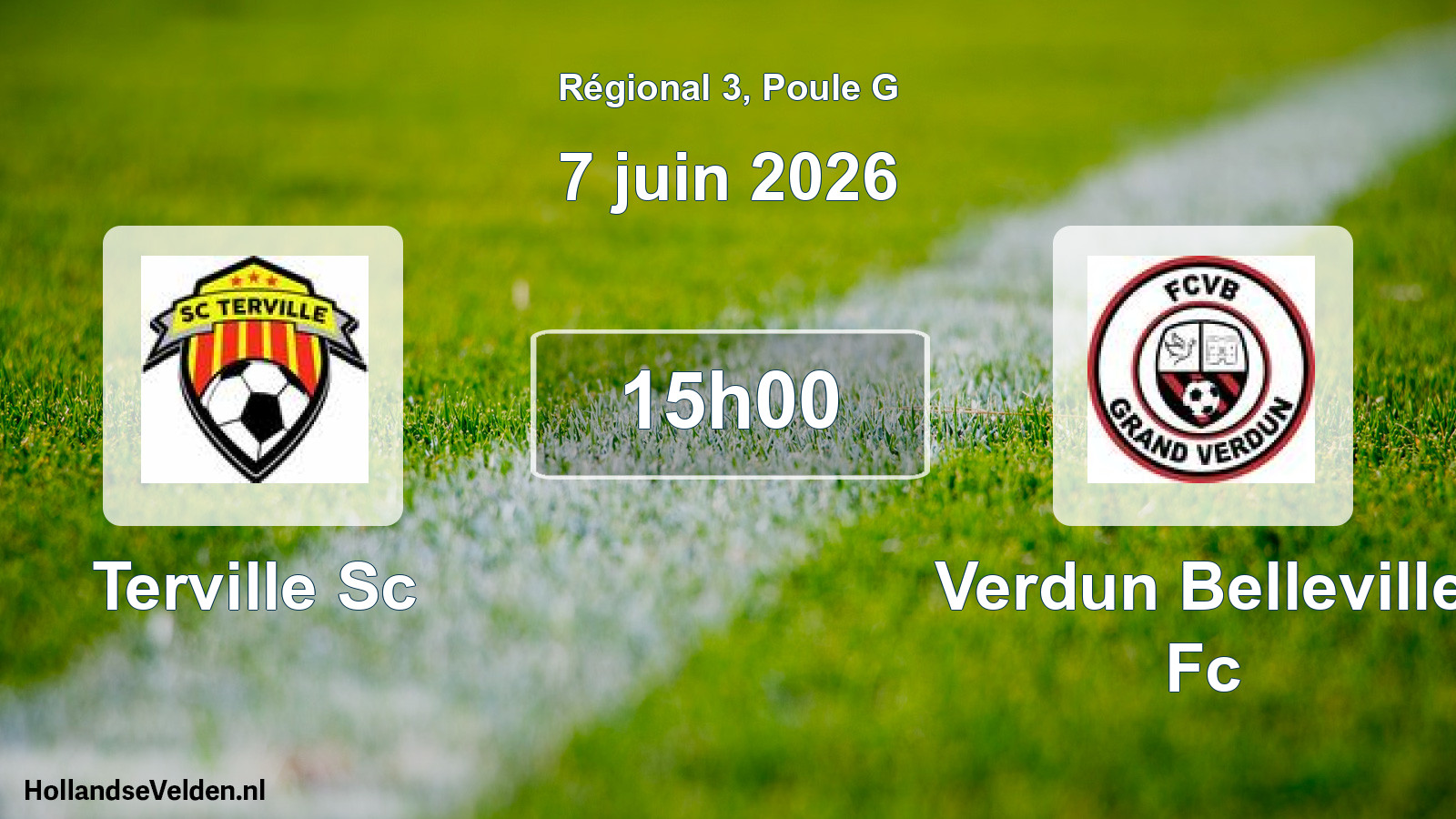Geplande wedstrijd: Terville Sc - Verdun Belleville Fc (7 juin 2026)