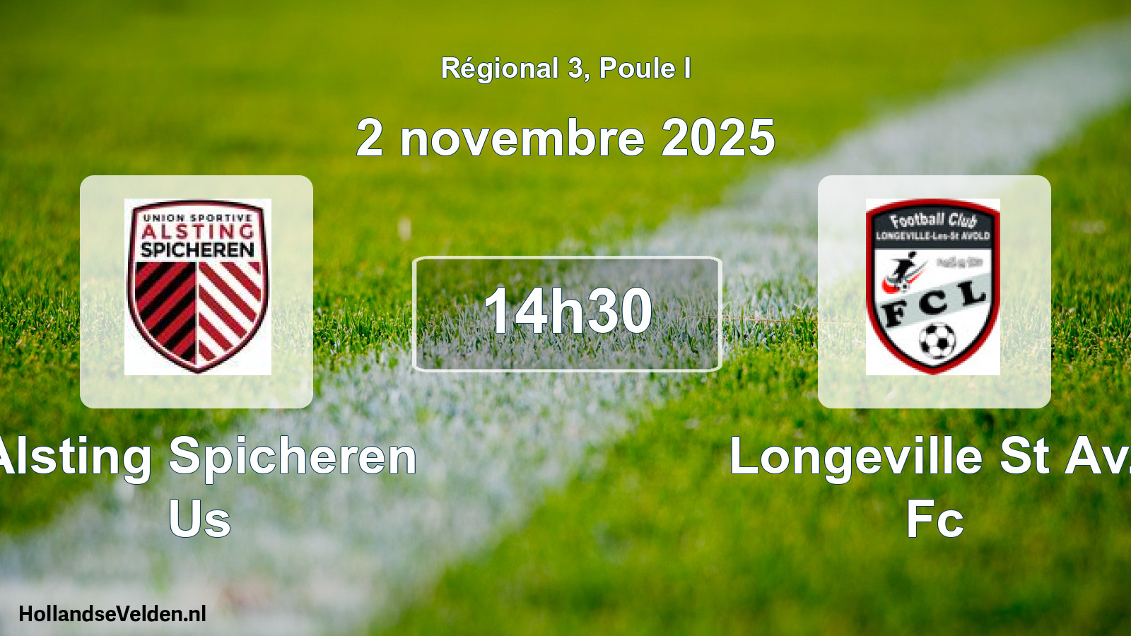 Scheduled Match: Alsting Spicheren Us - Longeville St Av. Fc (2 November 2025)