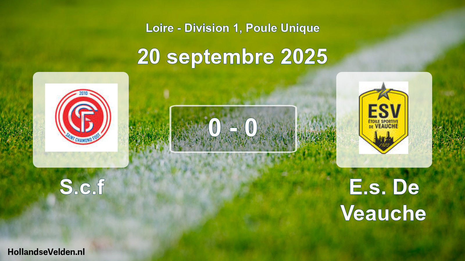 Gespeelde wedstrijd: S.c.f - E.s. De Veauche 0 - 0 (20 september 2025)