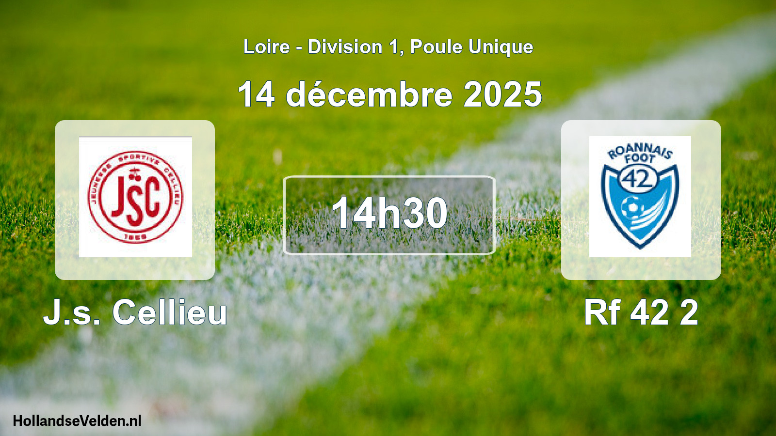 Geplande wedstrijd: J.s. Cellieu - Rf 42 2 (14 december 2025)