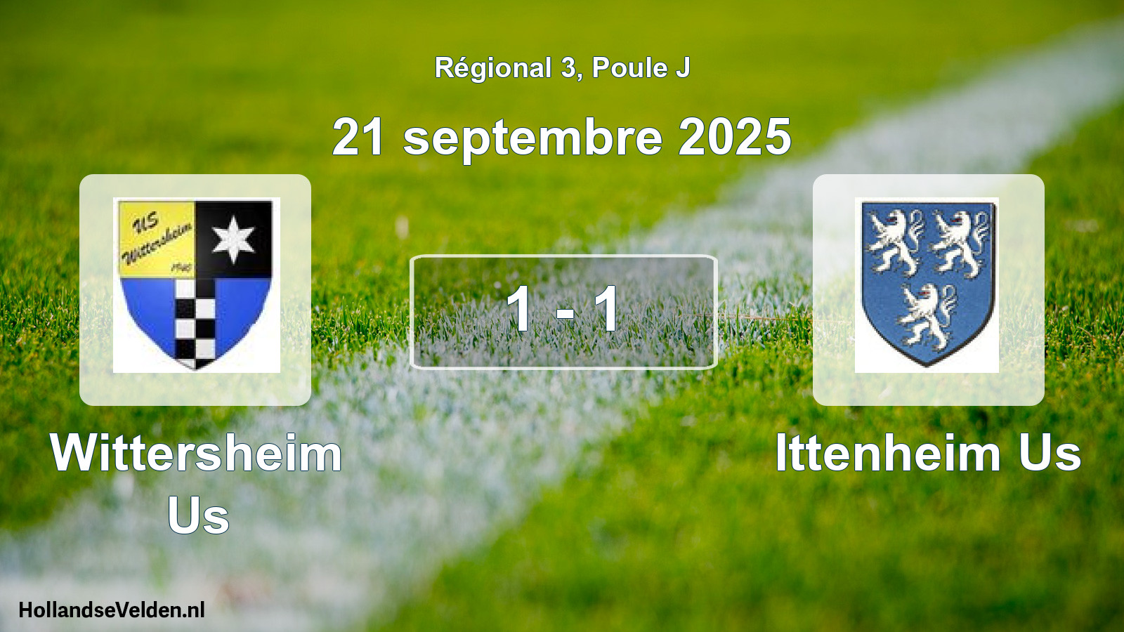 Gespeelde wedstrijd: Wittersheim Us - Ittenheim Us 1 - 1 (21 september 2025)