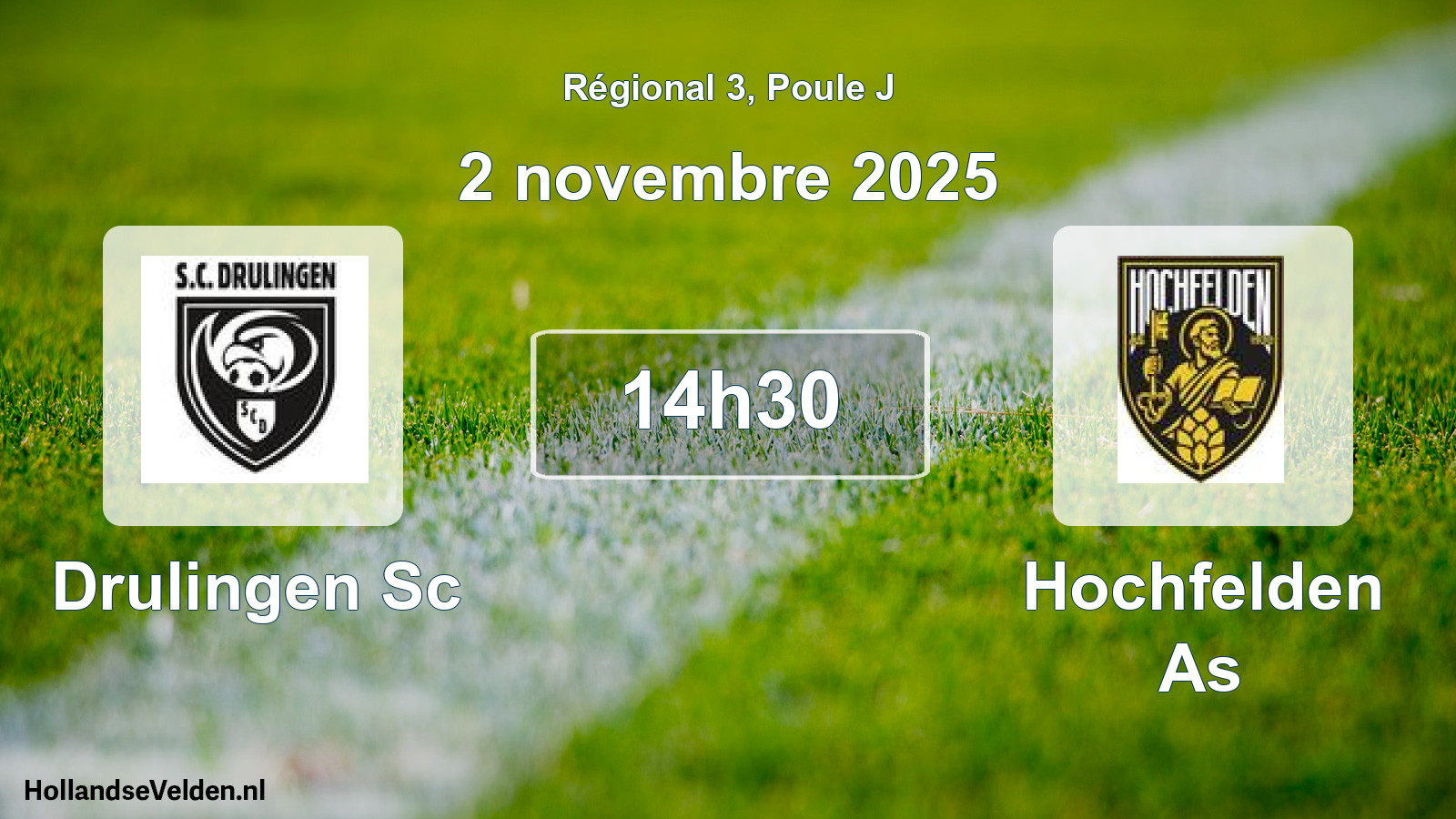 Scheduled Match: Drulingen Sc - Hochfelden As (2 November 2025)