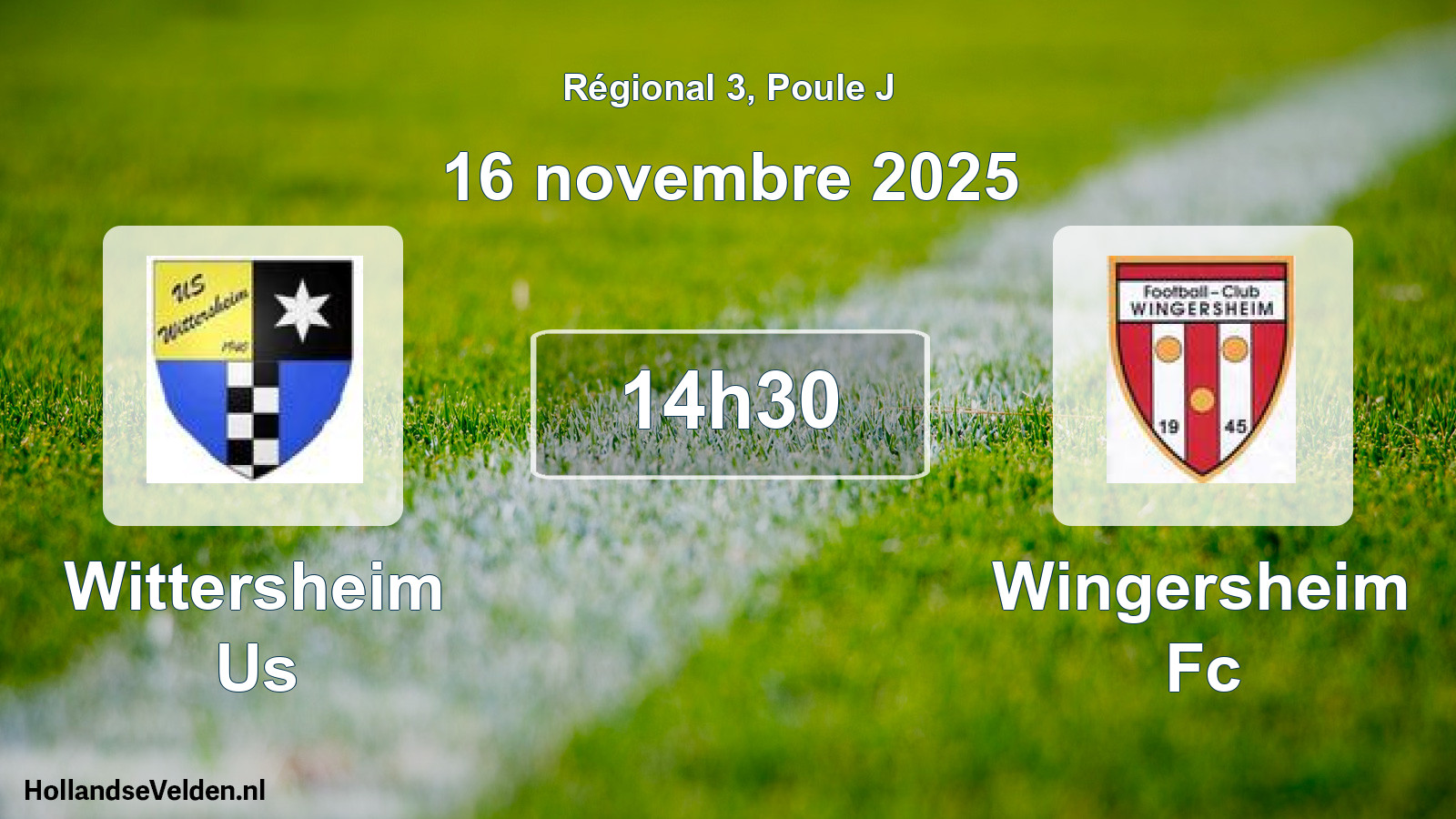 Geplande wedstrijd: Wittersheim Us - Wingersheim Fc (16 november 2025)
