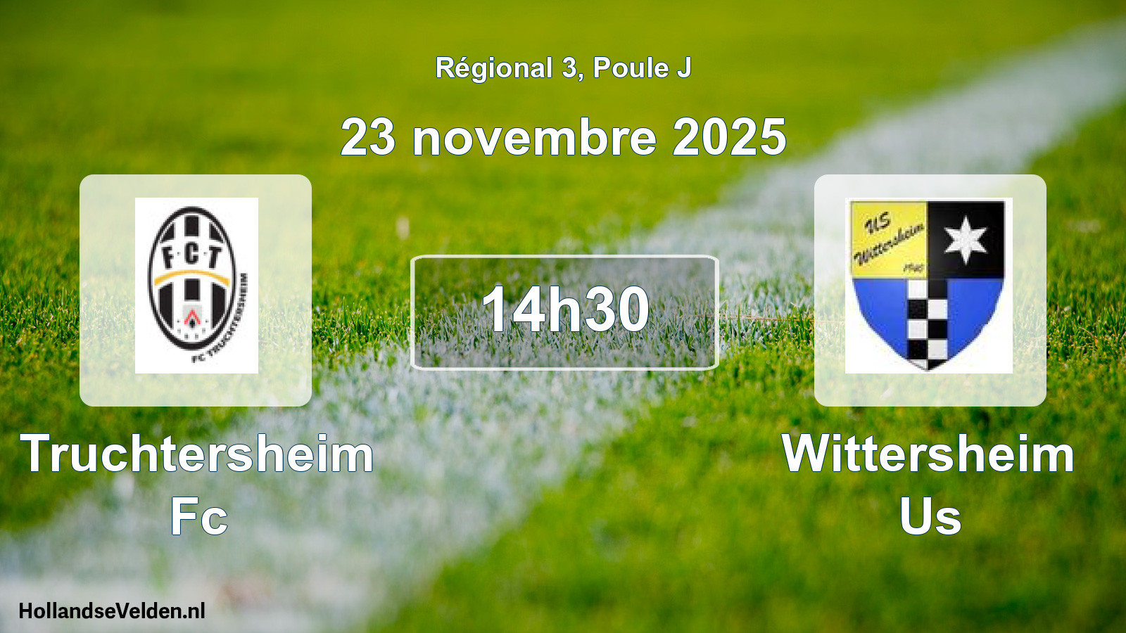 Geplande wedstrijd: Truchtersheim Fc - Wittersheim Us (23 november 2025)