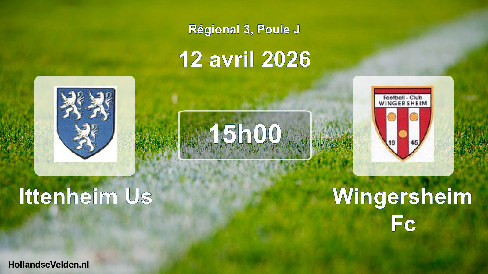 Scheduled Match: Ittenheim Us - Wingersheim Fc (12 April 2026)