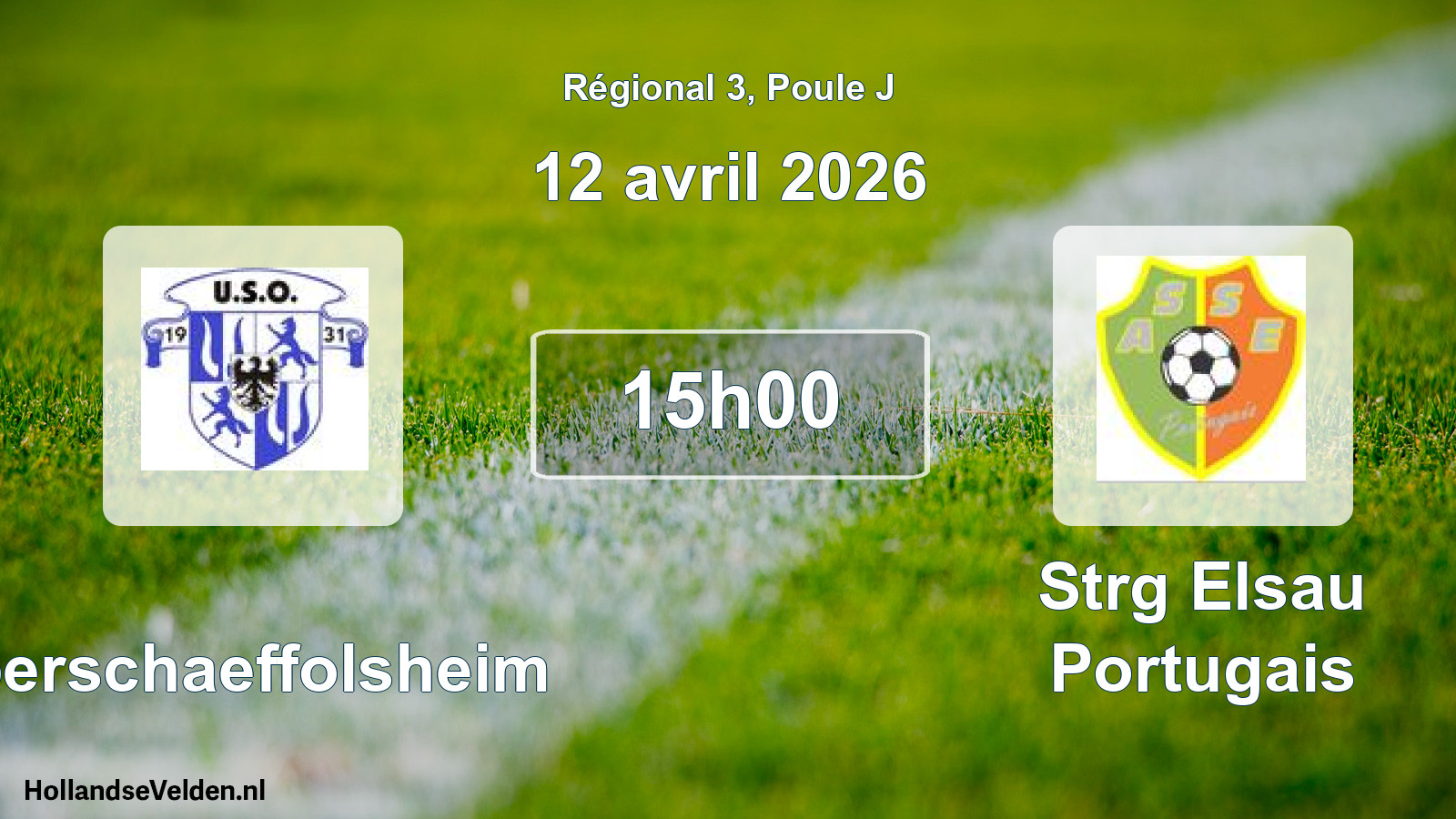 Scheduled Match: Oberschaeffolsheim - Strg Elsau Portugais (12 April 2026)