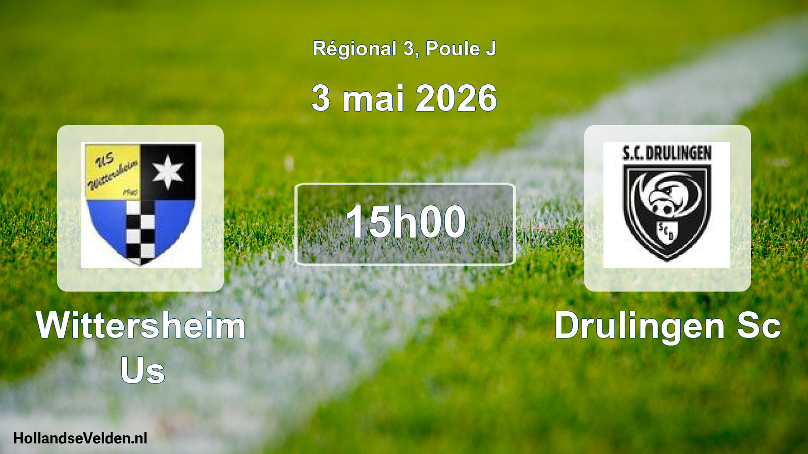 Scheduled Match: Wittersheim Us - Drulingen Sc (3 May 2026)