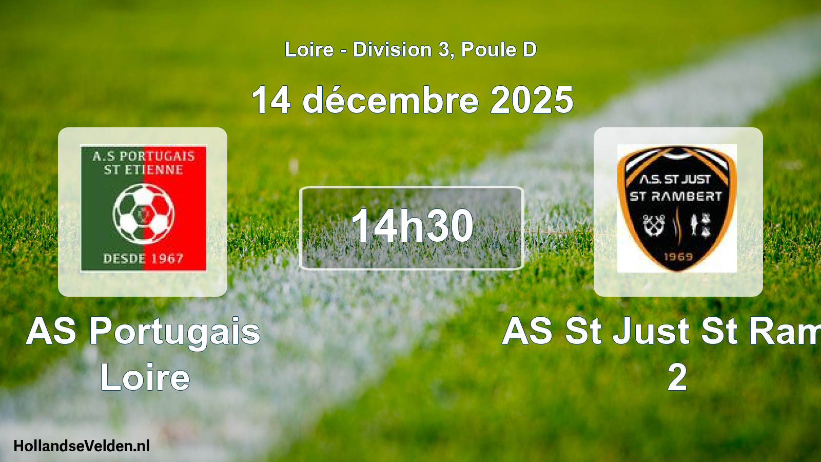 Geplande wedstrijd: AS Portugais Loire - AS St Just St Ramb 2 (14 december 2025)