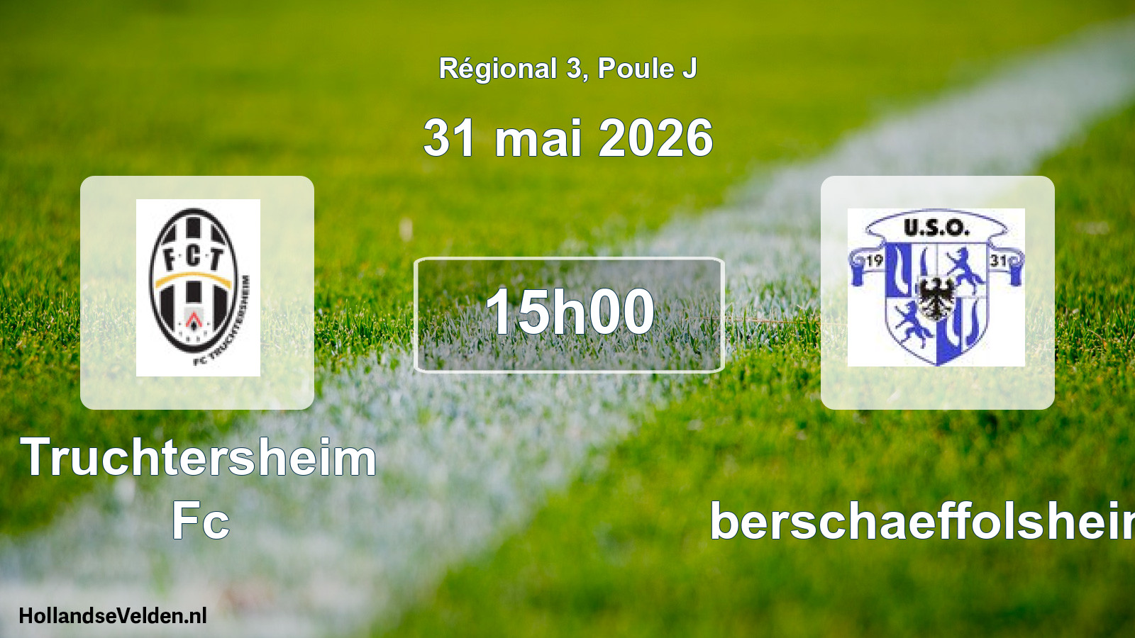 Scheduled Match: Truchtersheim Fc - Oberschaeffolsheim (31 May 2026)