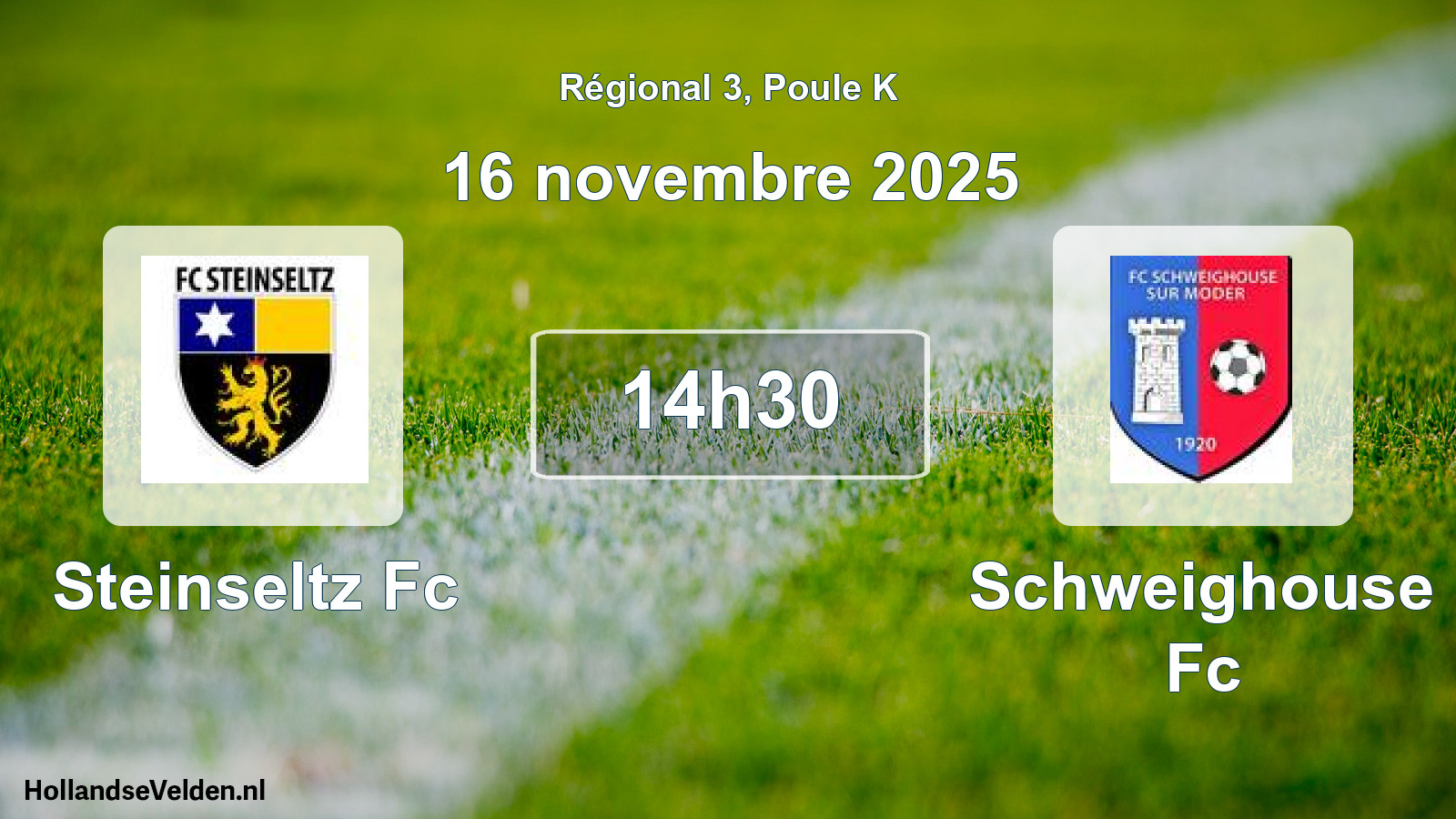 Scheduled Match: Steinseltz Fc - Schweighouse Fc (16 November 2025)