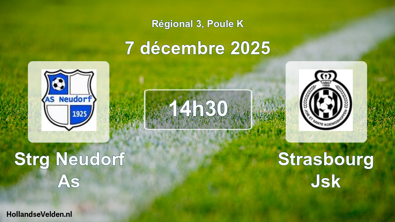 Geplande wedstrijd: Strg Neudorf As - Strasbourg Jsk (7 december 2025)