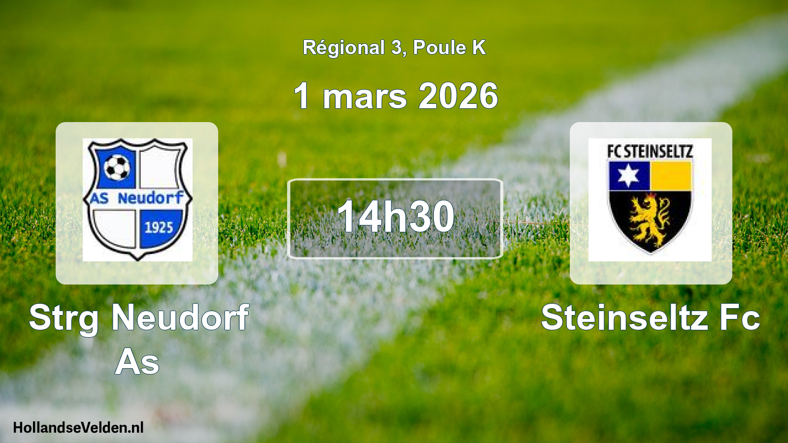 Scheduled Match: Strg Neudorf As - Steinseltz Fc (1 March 2026)