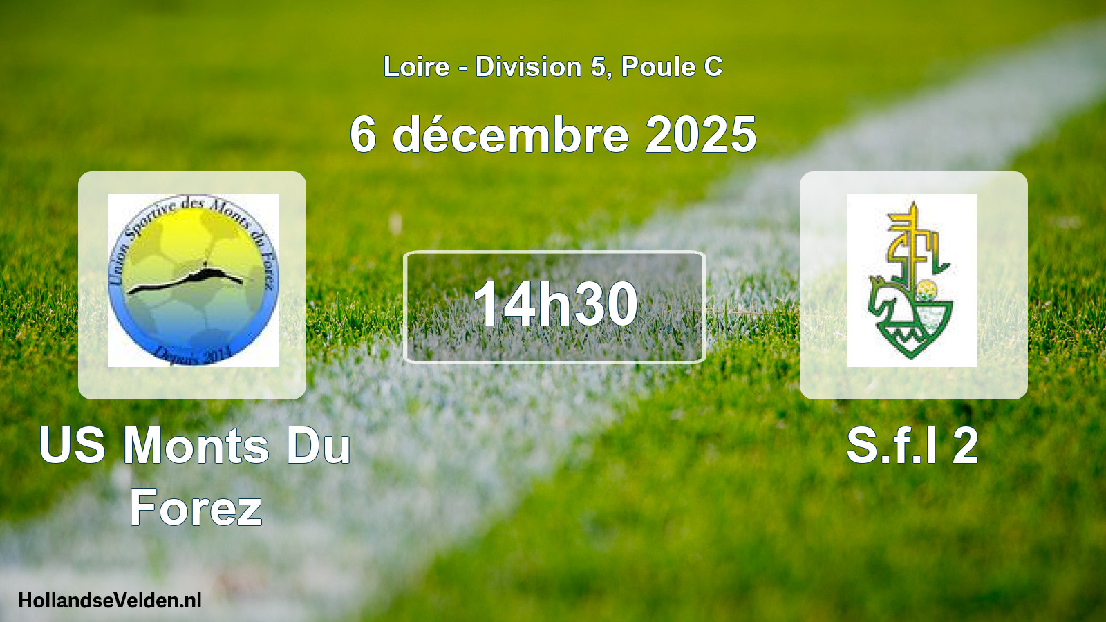 Geplande wedstrijd: US Monts Du Forez - S.f.l 2 (6 december 2025)