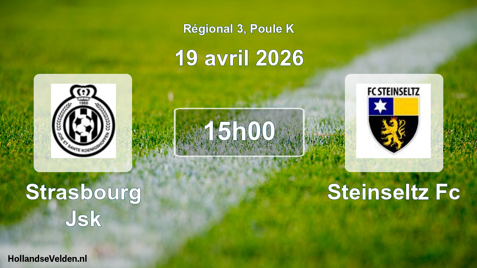 Scheduled Match: Strasbourg Jsk - Steinseltz Fc (19 April 2026)