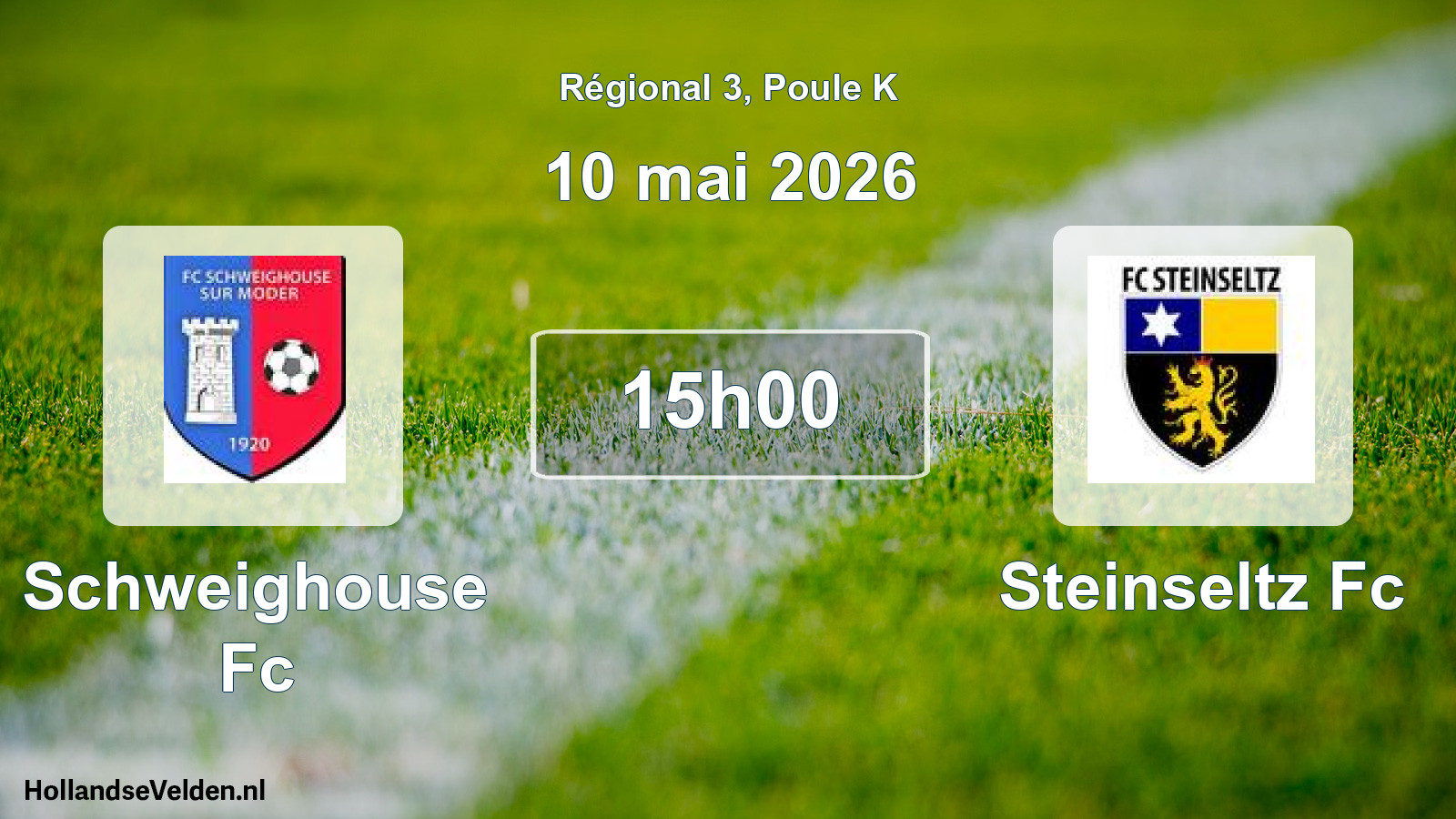 Scheduled Match: Schweighouse Fc - Steinseltz Fc (10 May 2026)