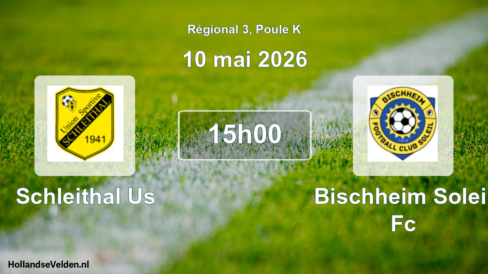 Scheduled Match: Schleithal Us - Bischheim Soleil Fc (10 May 2026)