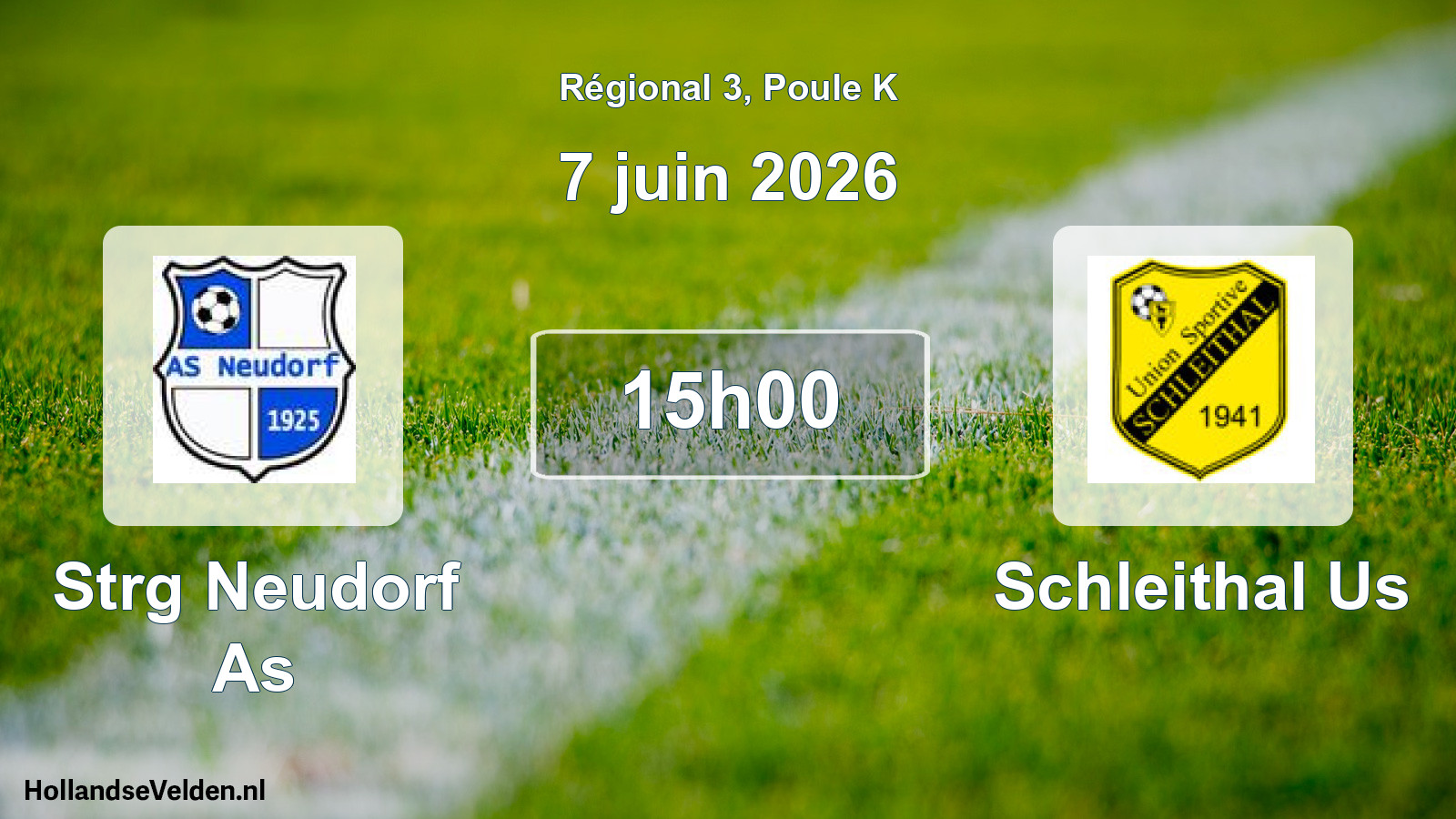 Scheduled Match: Strg Neudorf As - Schleithal Us (7 June 2026)