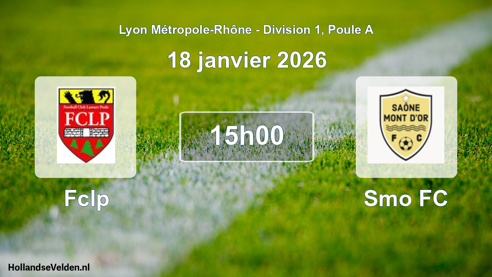 Geplande wedstrijd: Fclp - Smo FC (18 januari 2026)