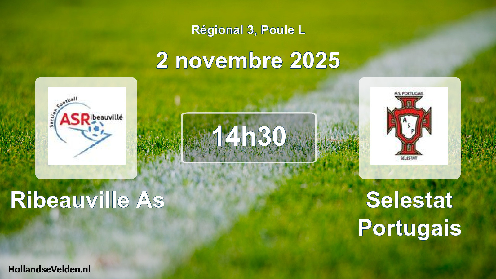 Geplande wedstrijd: Ribeauville As - Selestat Portugais (2 november 2025)