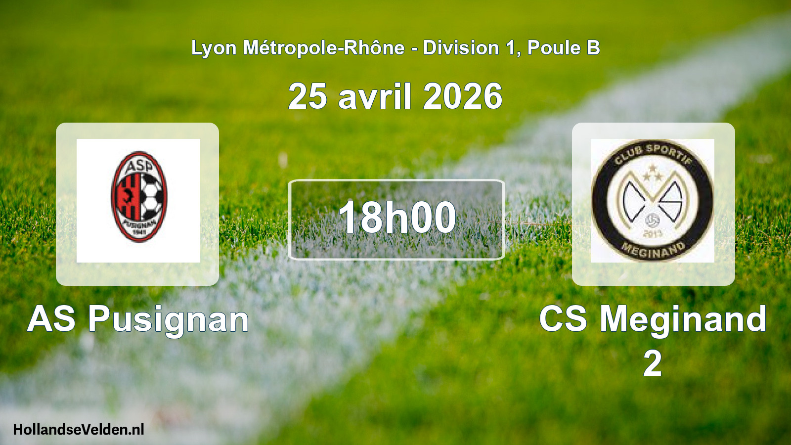 Scheduled Match: AS Pusignan - CS Meginand 2 (25 April 2026)