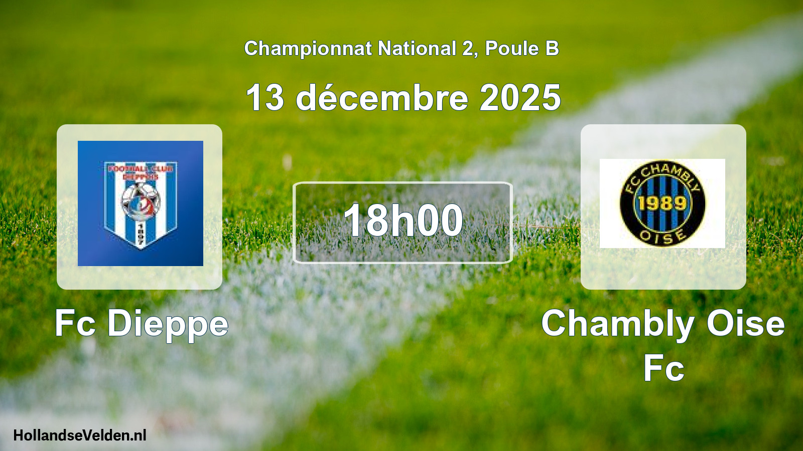 Scheduled Match: Fc Dieppe - Chambly Oise Fc (13 December 2025)