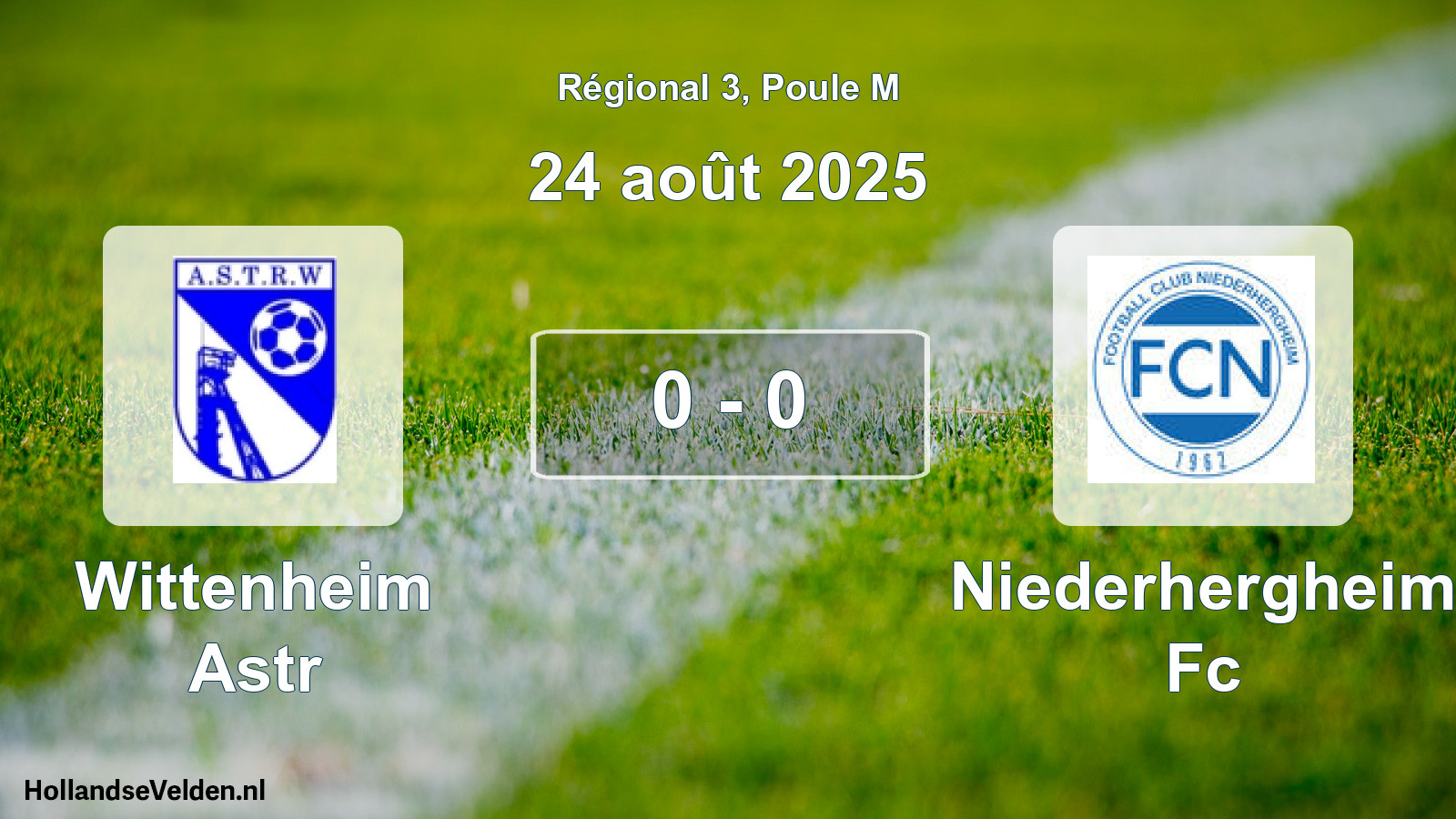 Gespeelde wedstrijd: Wittenheim Astr - Niederhergheim Fc 0 - 0 (24 augustus 2025)