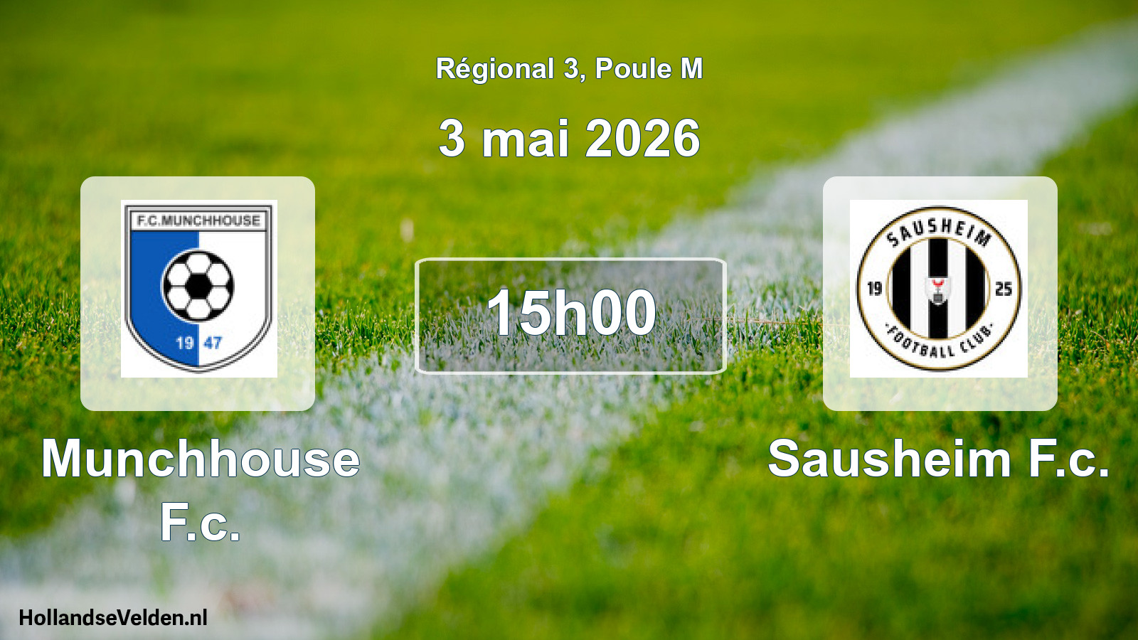 Scheduled Match: Munchhouse F.c. - Sausheim F.c. (3 May 2026)