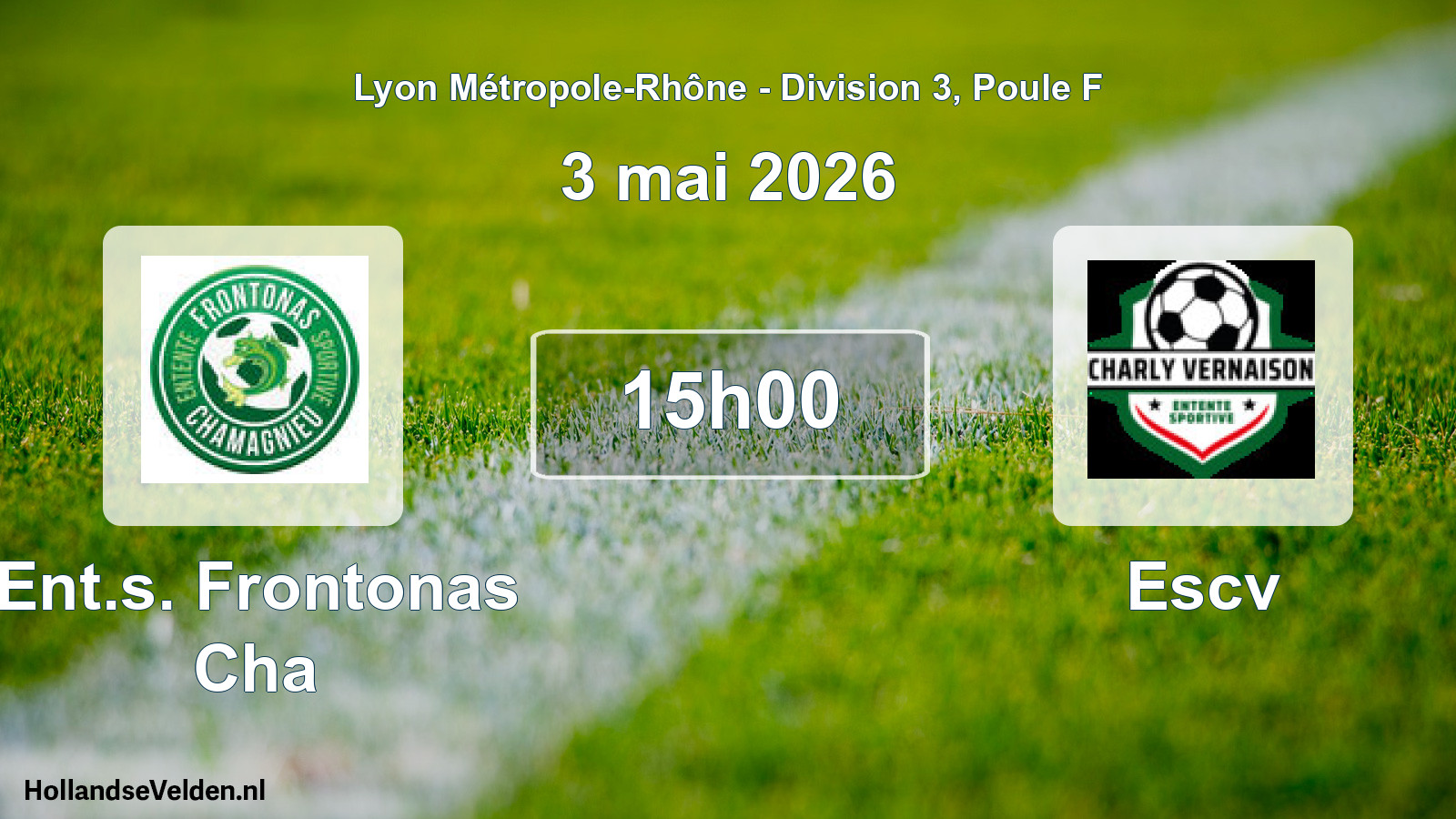 Geplande wedstrijd: Ent.s. Frontonas Cha - Escv (3 mei 2026)