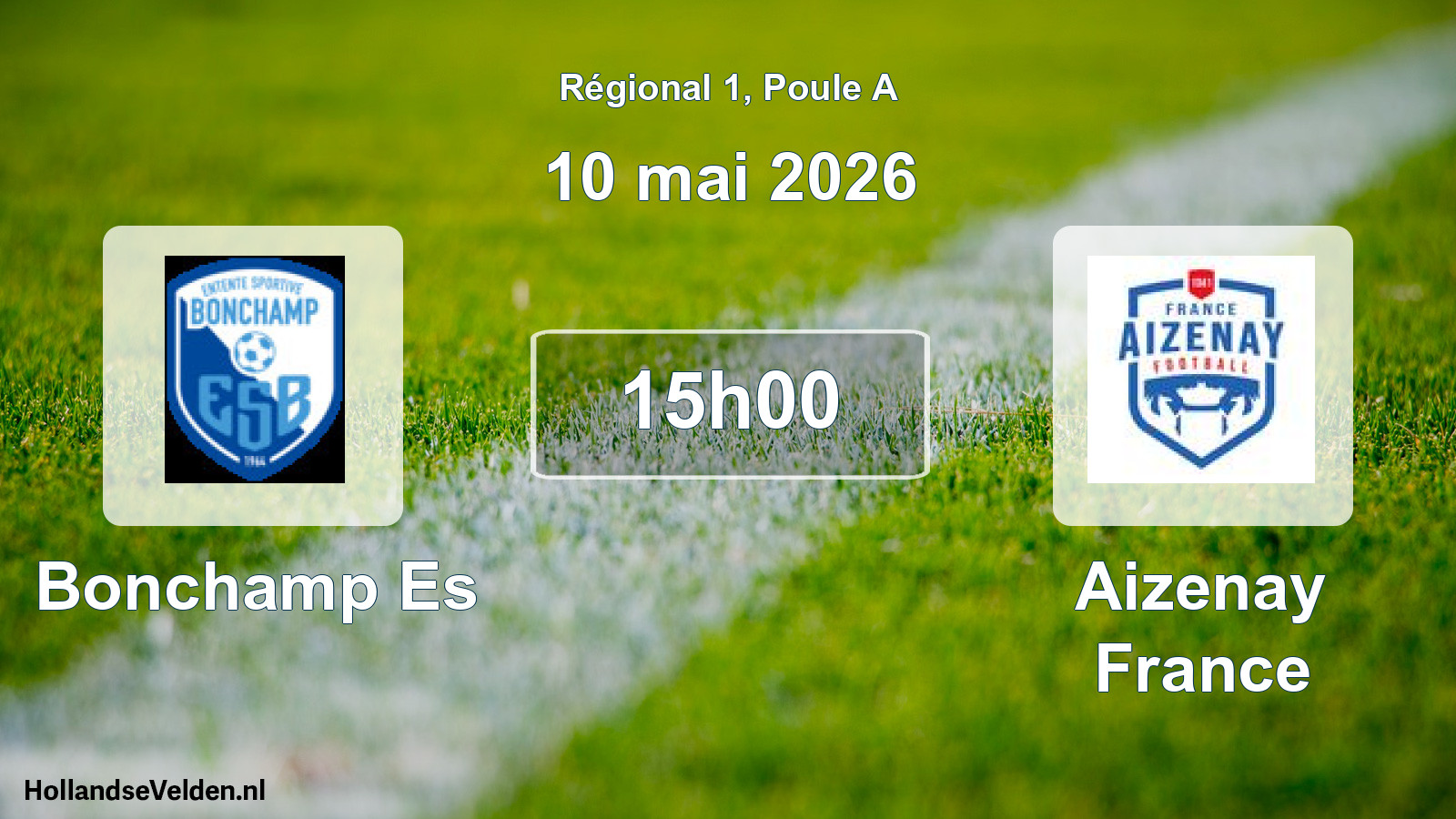 Scheduled Match: Bonchamp Es - Aizenay France (10 May 2026)