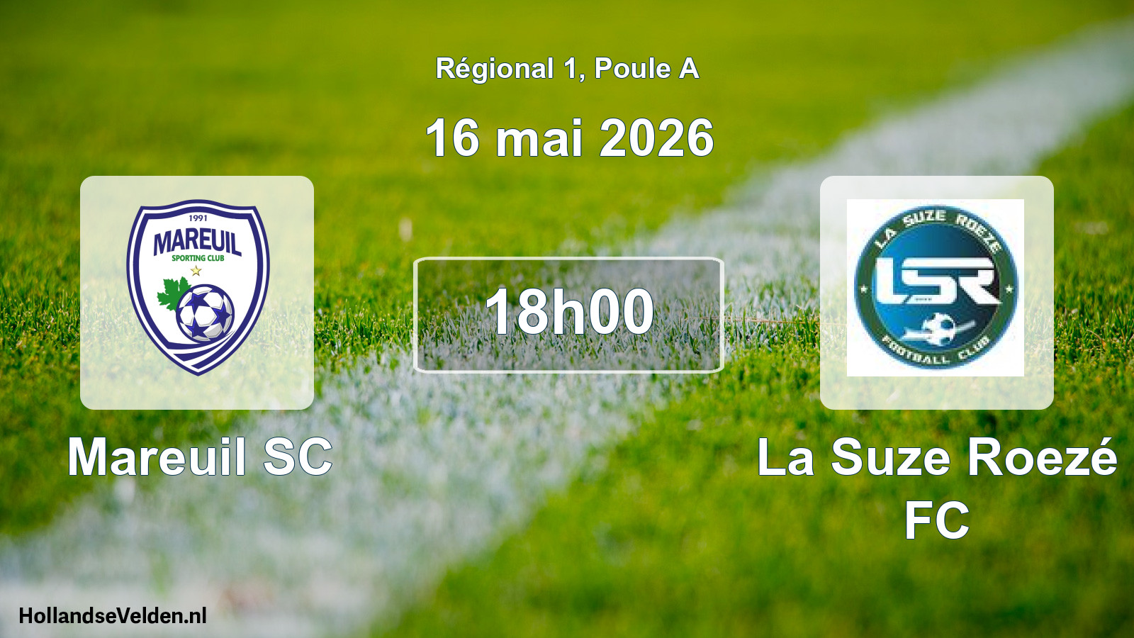 Scheduled Match: Mareuil SC - La Suze Roezé FC (16 May 2026)