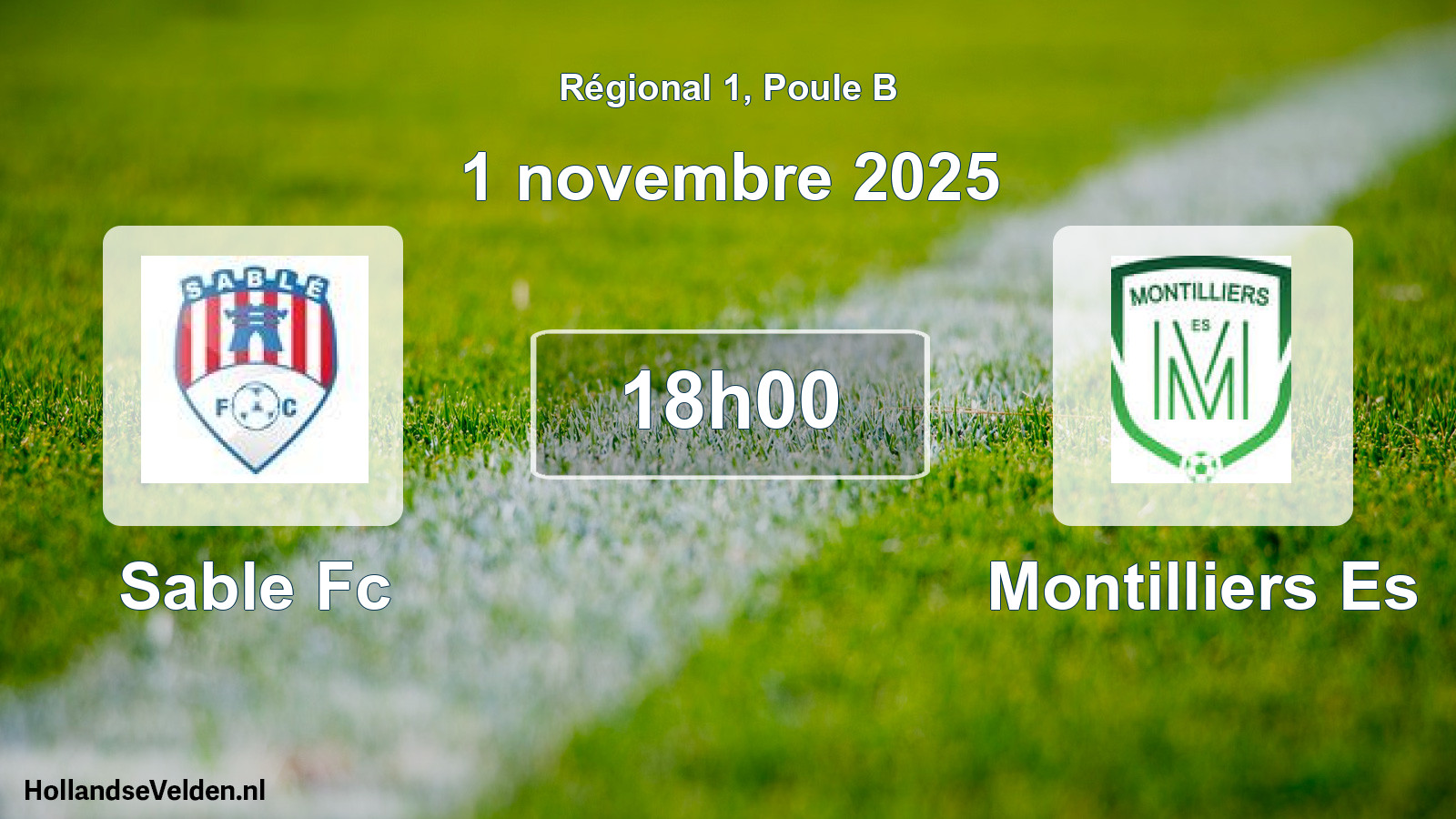 Geplande wedstrijd: Sable Fc - Montilliers Es (1 novembre 2025)