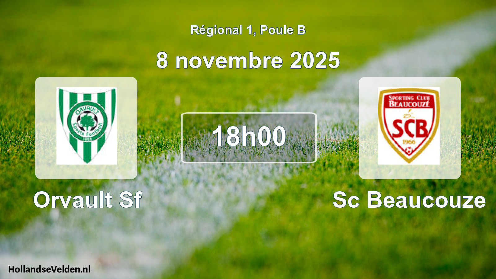 Scheduled Match: Orvault Sf - Sc Beaucouze (8 November 2025)