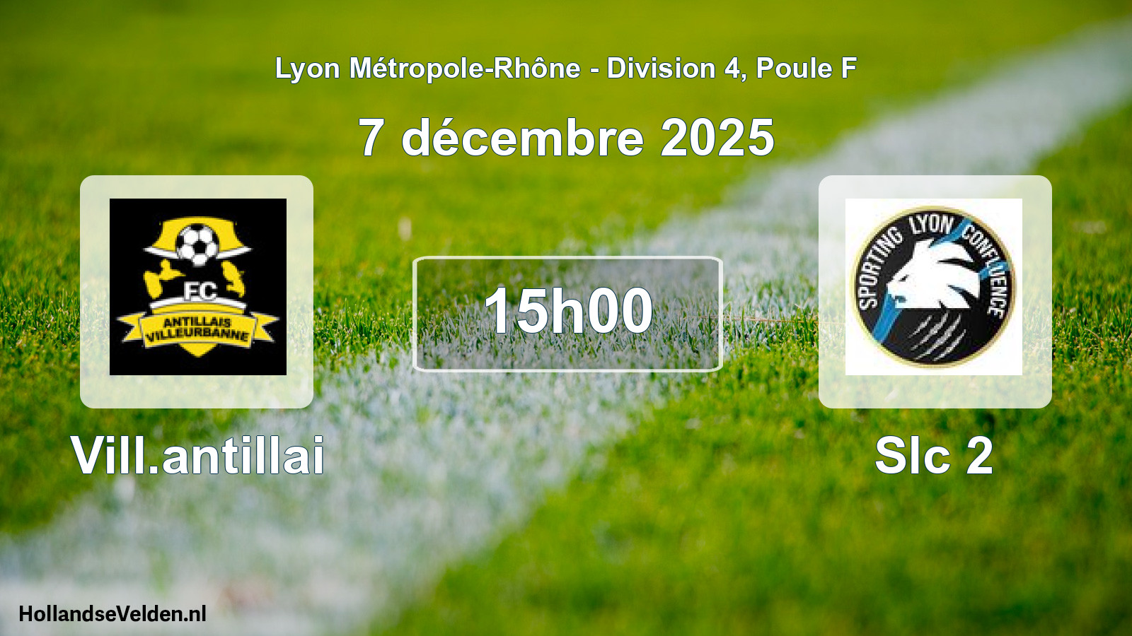 Geplande wedstrijd: Vill.antillai - Slc 2 (7 december 2025)