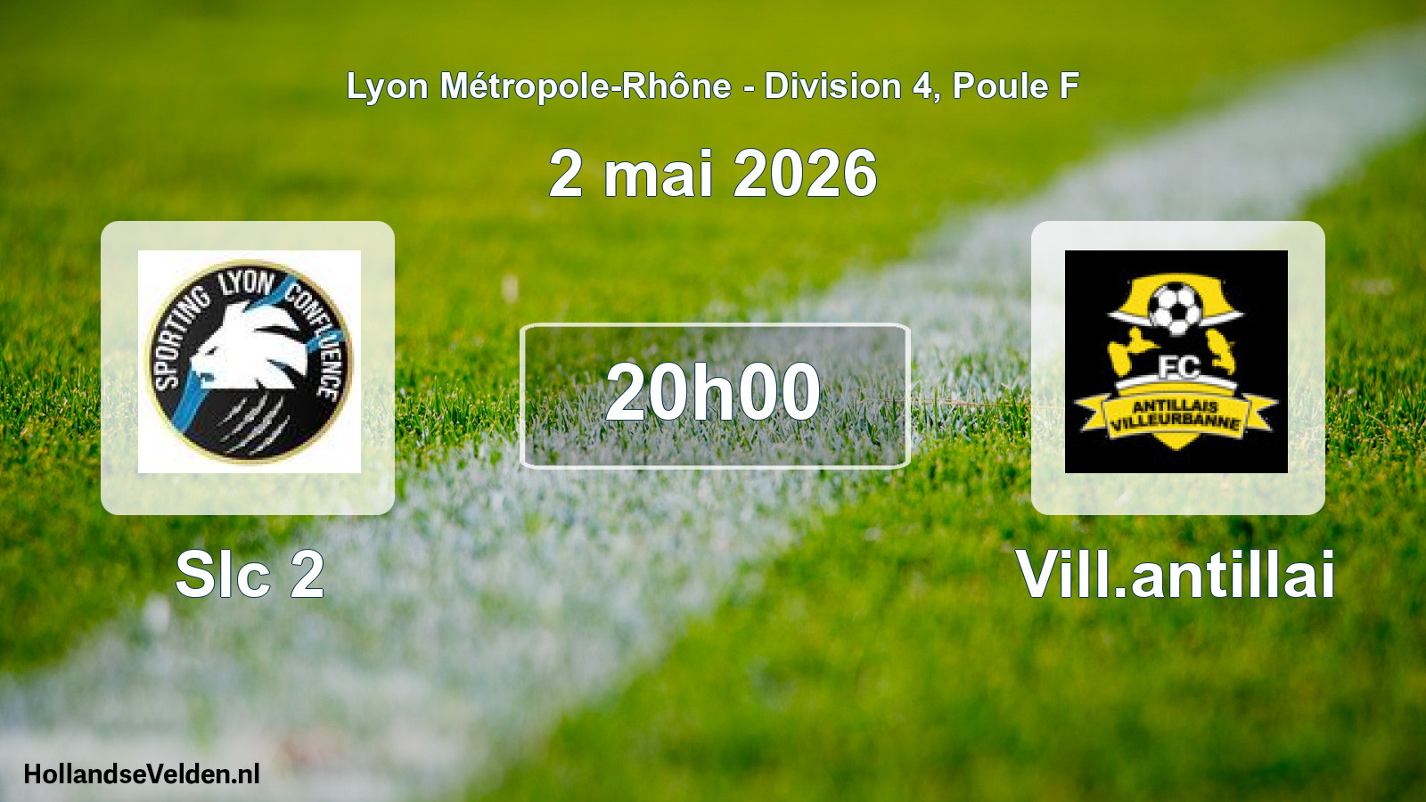 Geplande wedstrijd: Slc 2 - Vill.antillai (2 mei 2026)