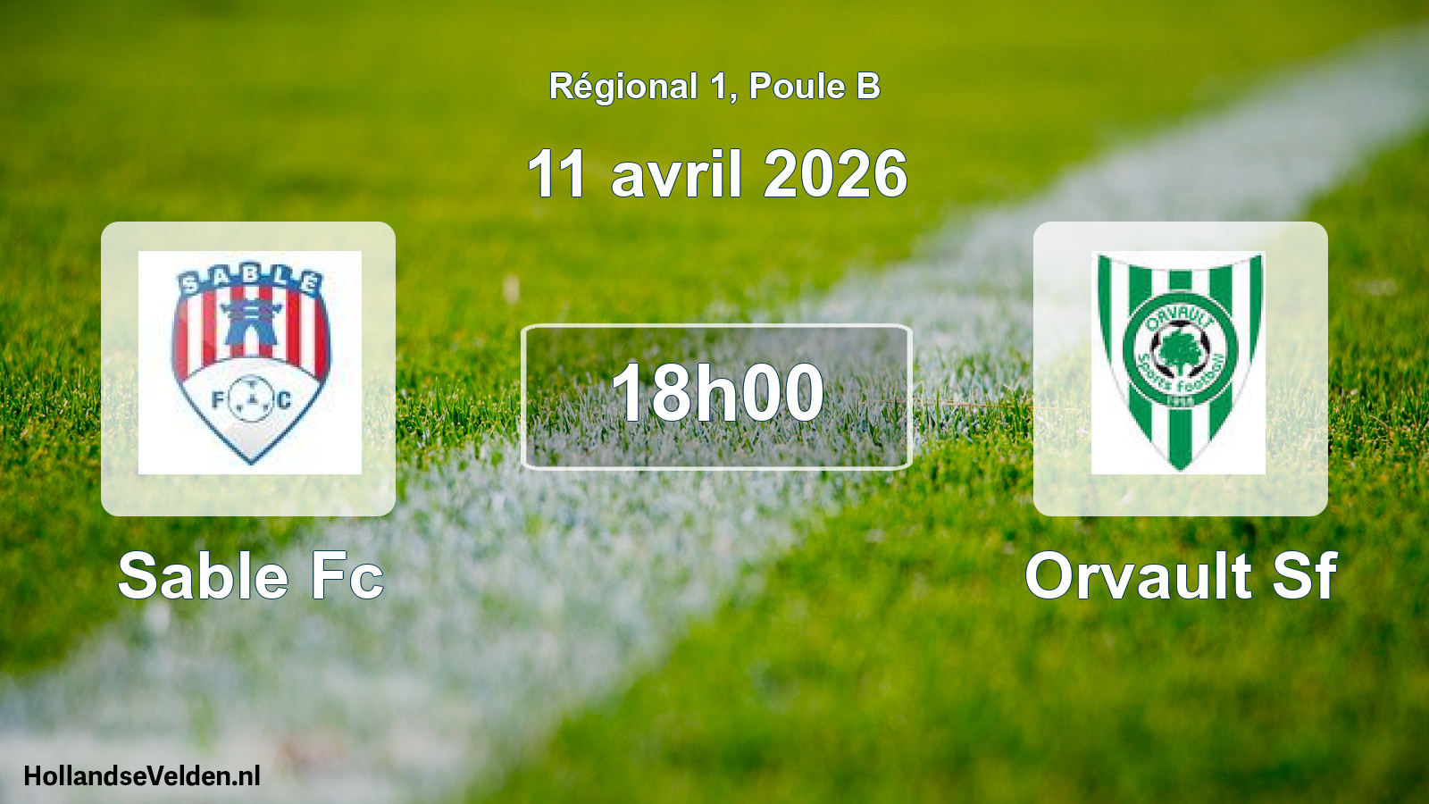 Scheduled Match: Sable Fc - Orvault Sf (11 April 2026)