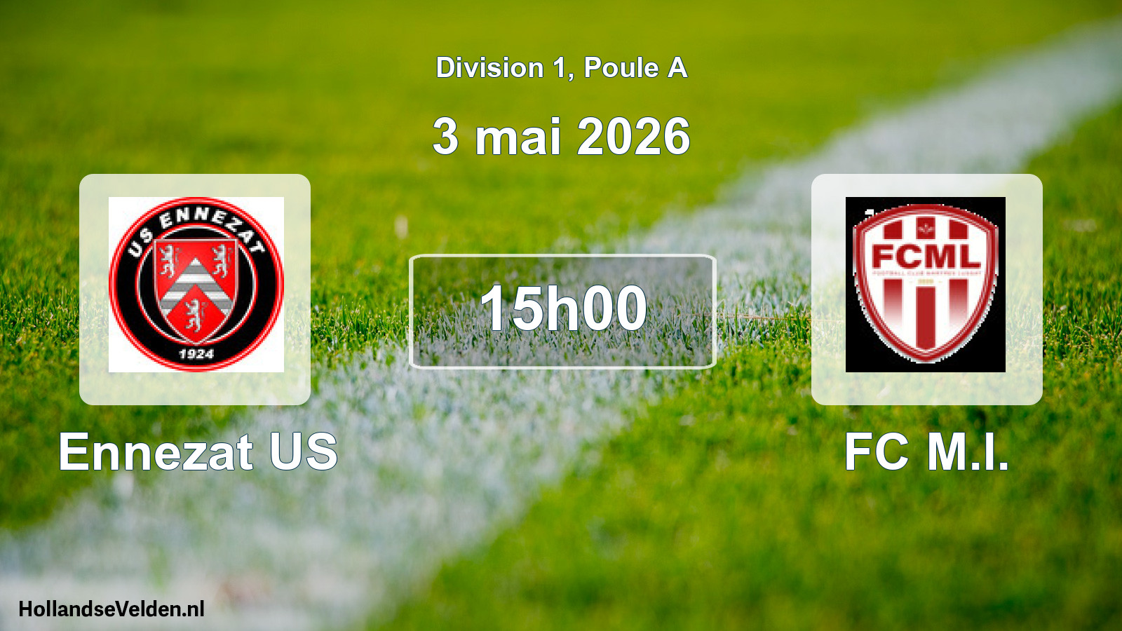 Geplande wedstrijd: Ennezat US - FC M.l. (3 mei 2026)