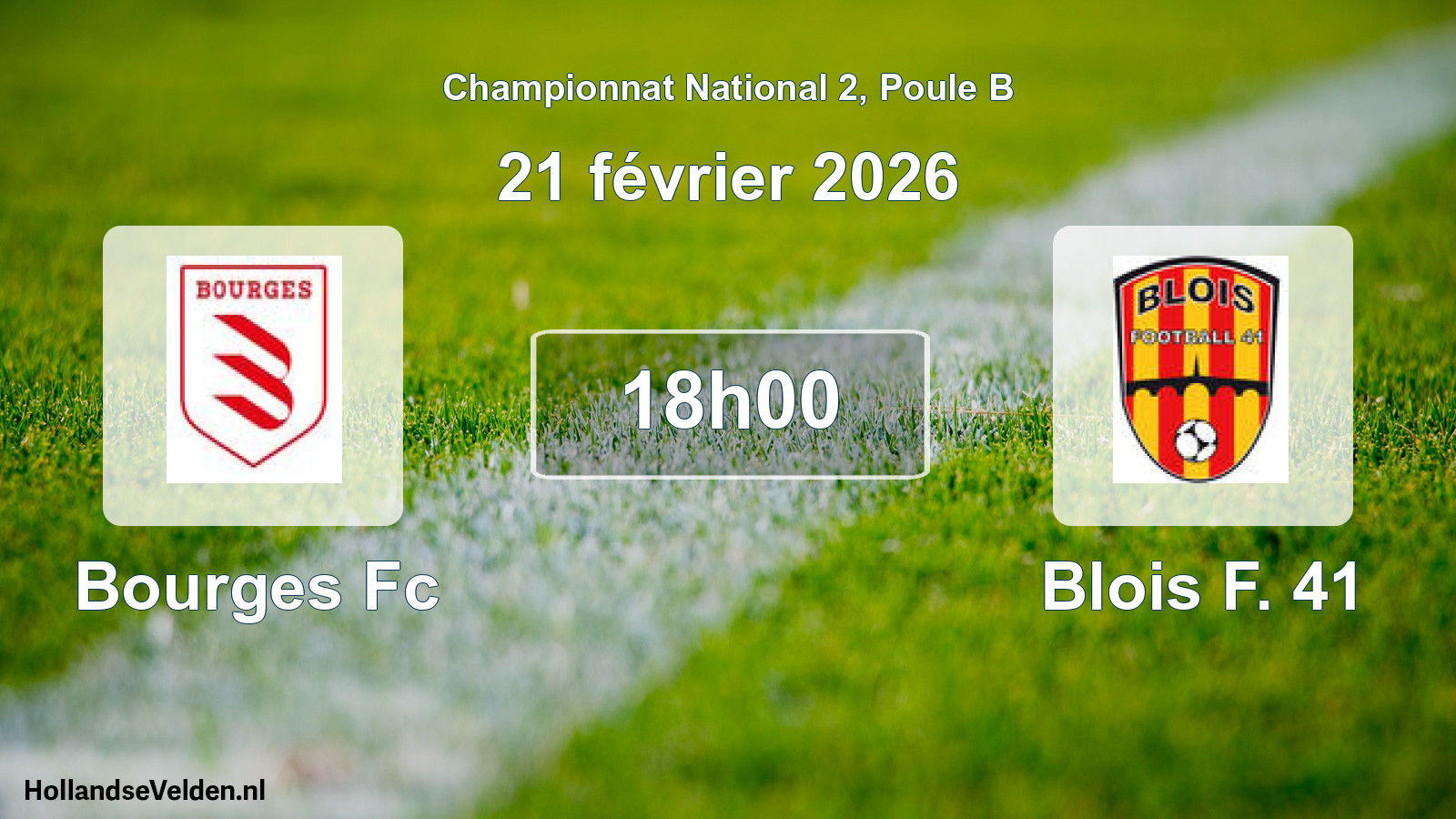 Scheduled Match: Bourges Fc - Blois F. 41 (21 February 2026)