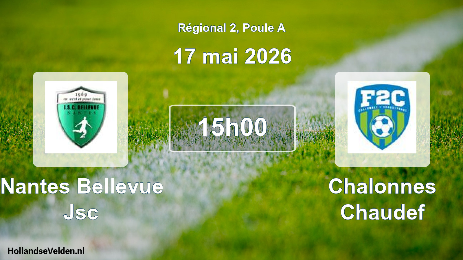 Scheduled Match: Nantes Bellevue Jsc - Chalonnes Chaudef (17 May 2026)