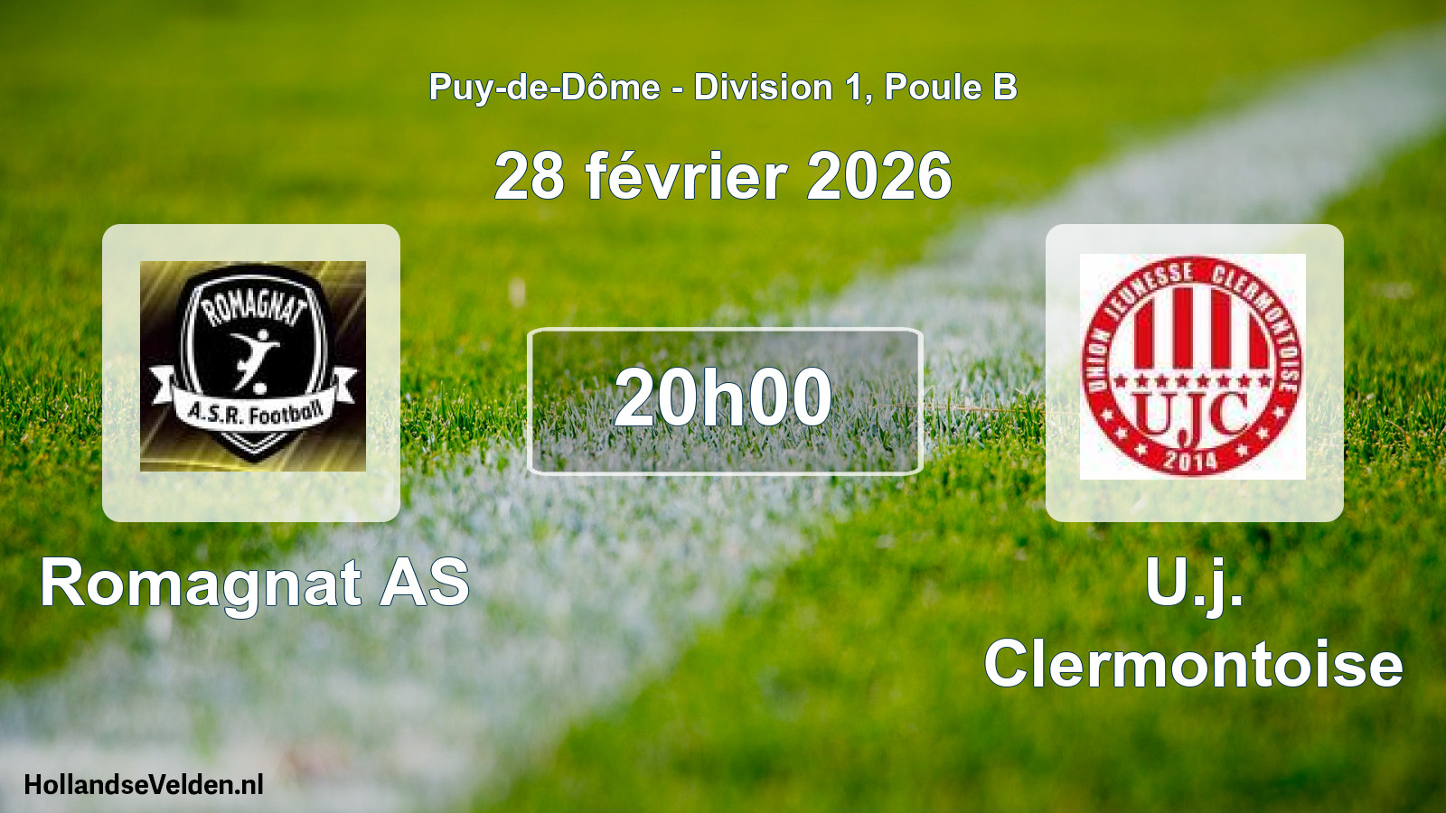 Geplande wedstrijd: Romagnat AS - U.j. Clermontoise (28 februari 2026)